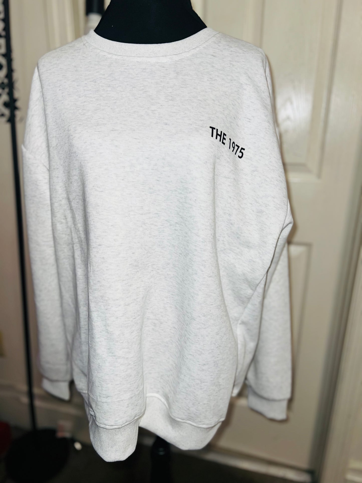 The 1975 ABIIOR Double Sided Oversized Distressed Sweatshirt