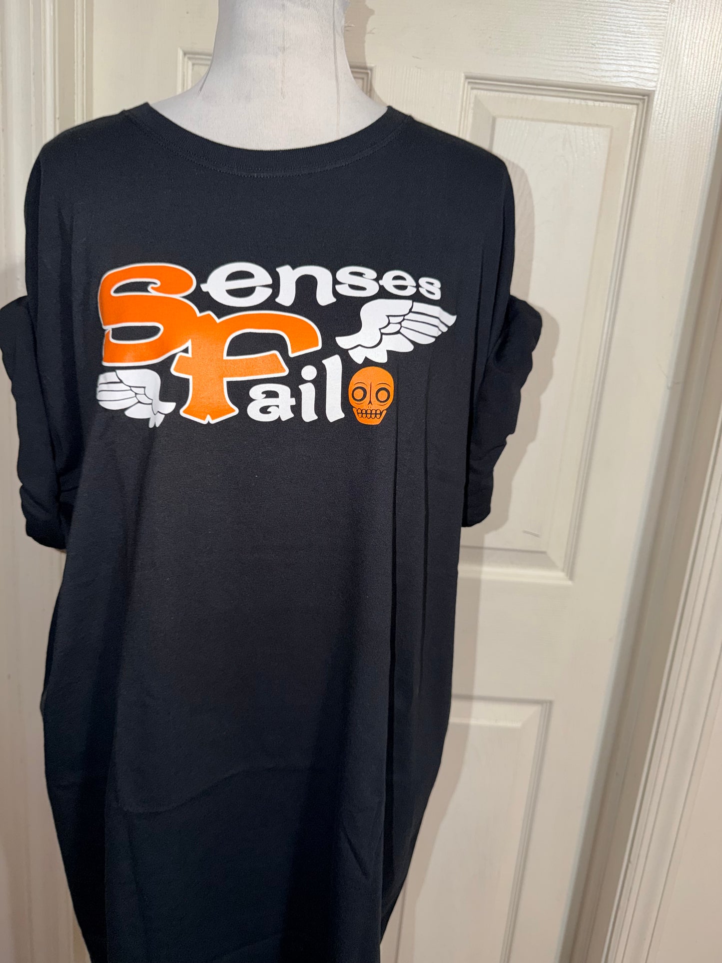 Senses Fail Oversized Distressed Tee