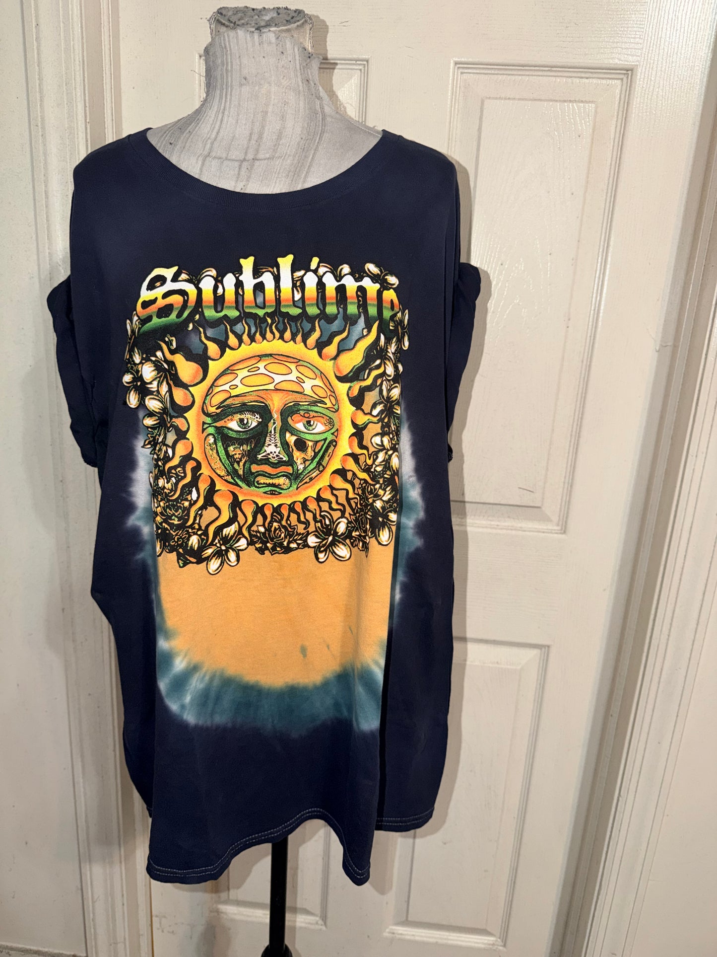 Sublime Double Sided Oversized Distressed Tee
