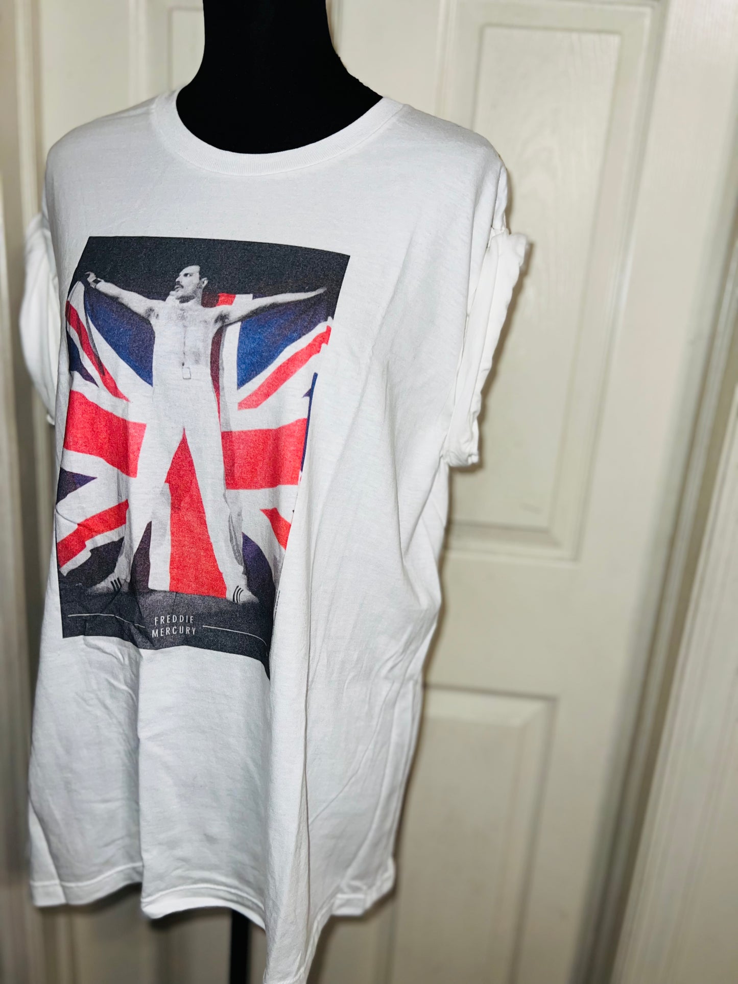 Freddie Mercury Oversized Distressed Vintage Tee