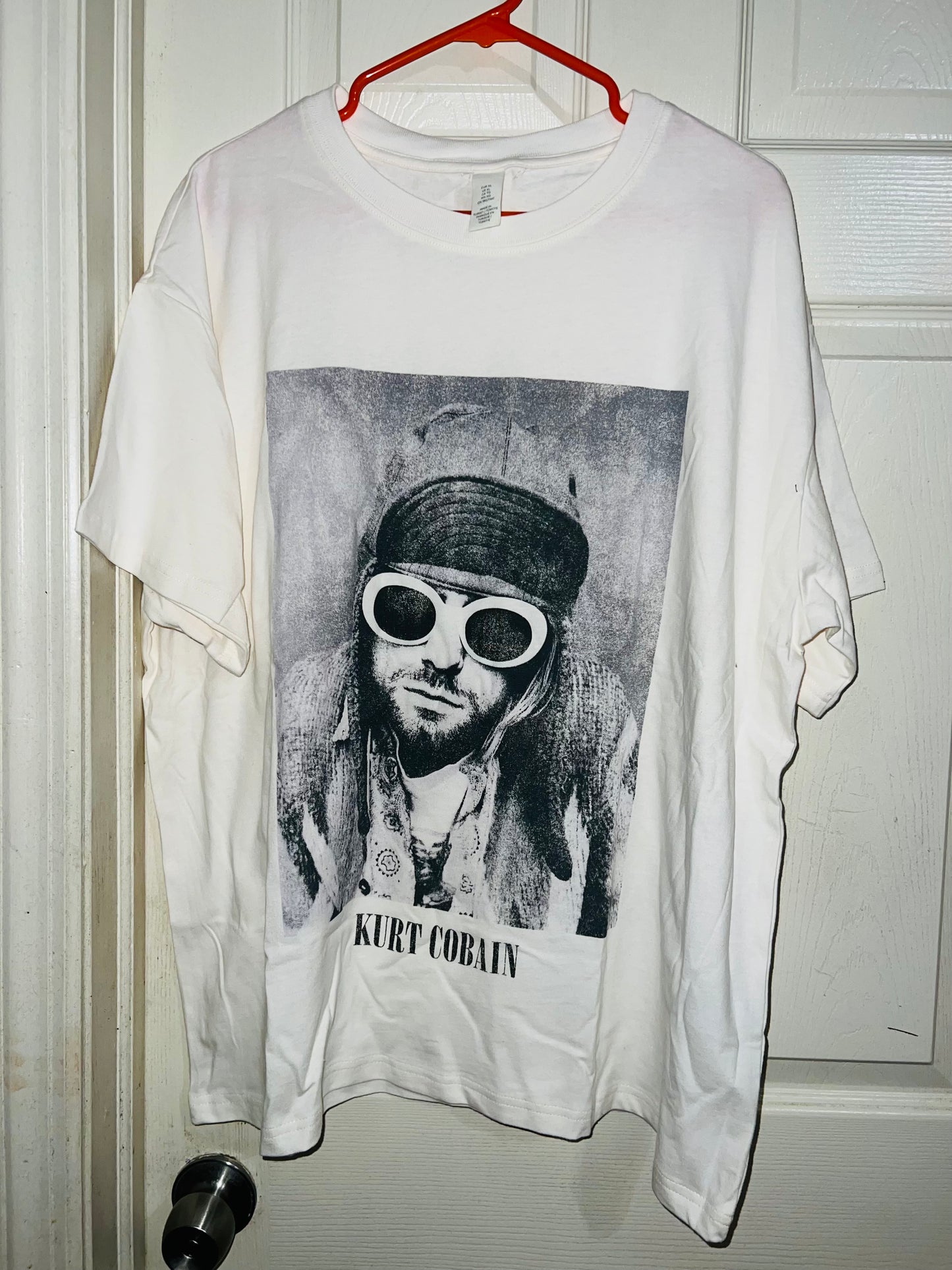 Kurt Cobain Oversized Distressed Tee