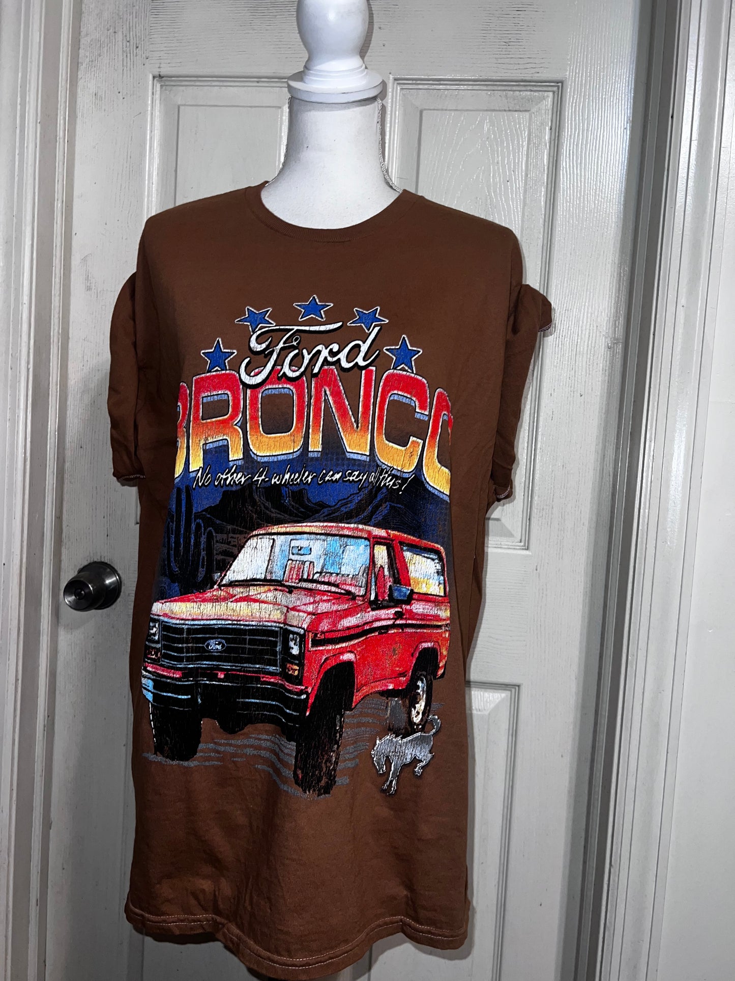 Ford Bronco Double Sided Oversized Distressed Tee