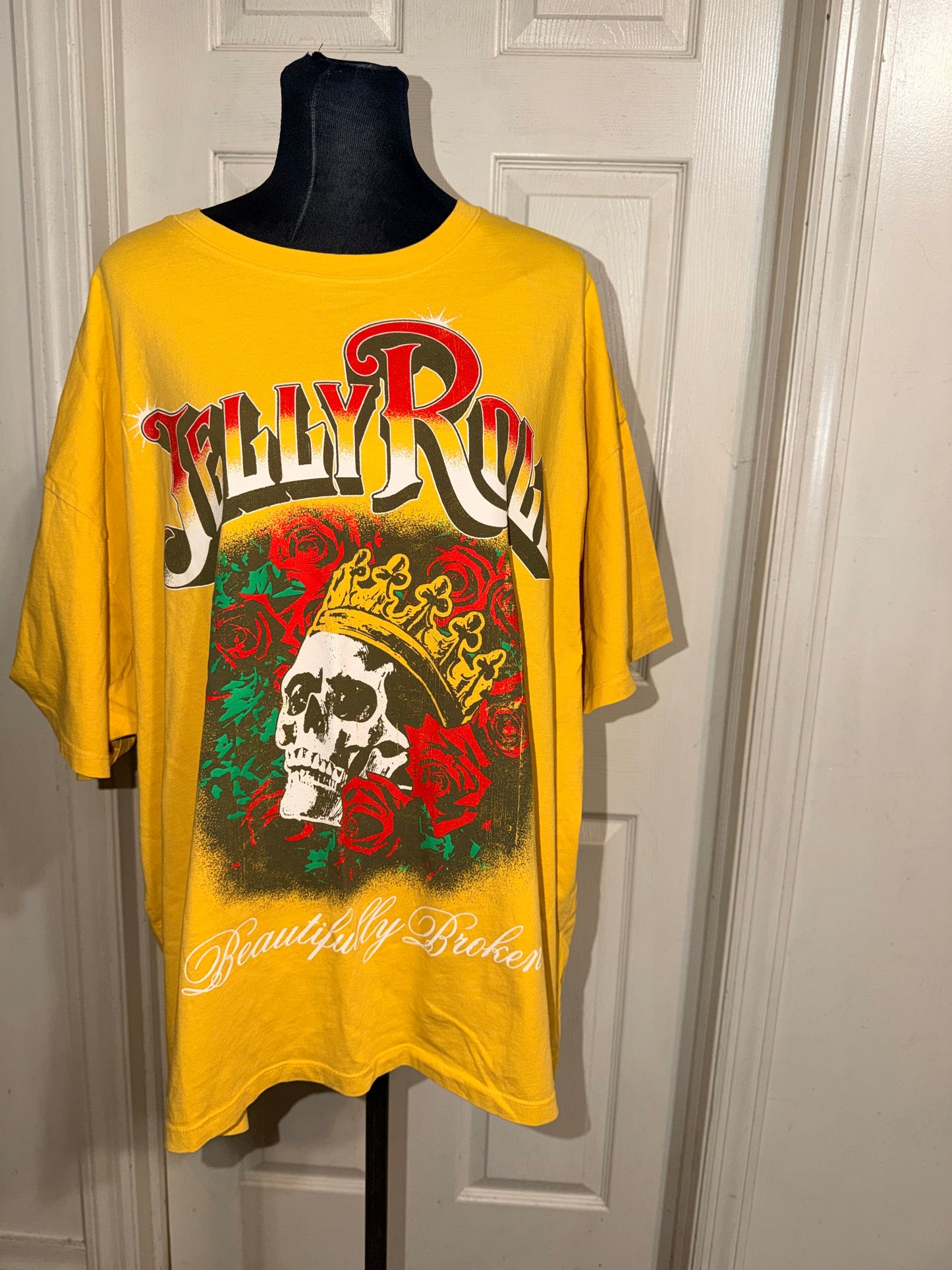 Jelly Roll Double Sided Oversized Distressed Tee