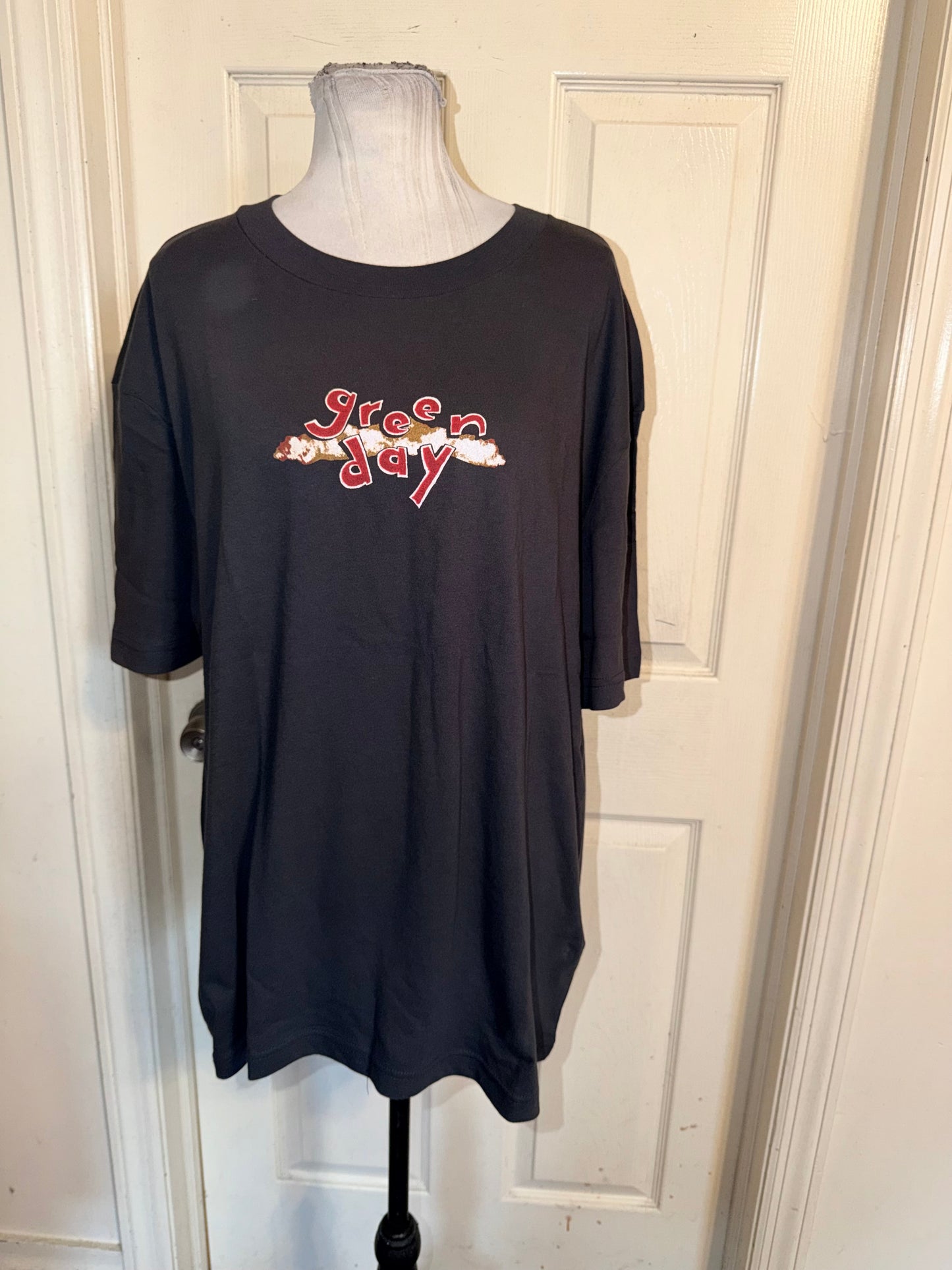 Green Day Double Sided Oversized Tee