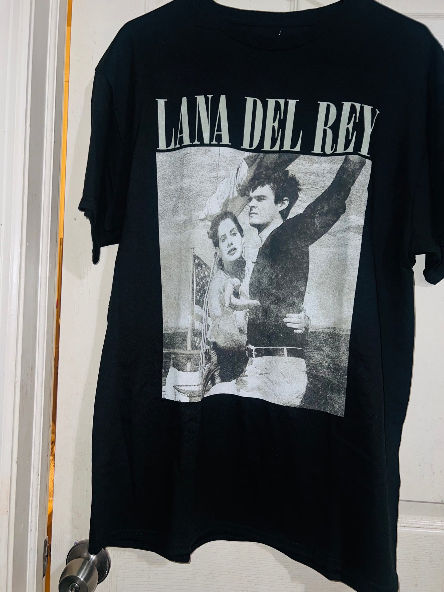 Lana Del Rey Norman Fing Rockwell Oversized Distressed Tee