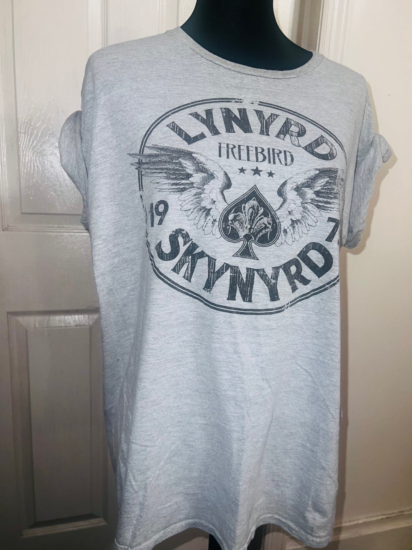 Lynyrd Skynyrd Oversized Distressed Tee