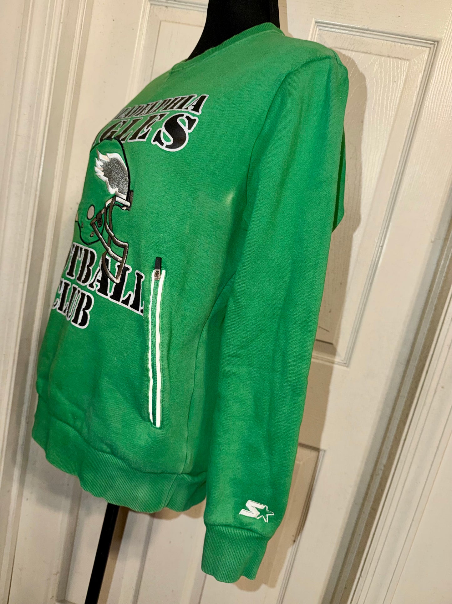 Philadelphia Eagles Oversized Distressed Sweatshirt