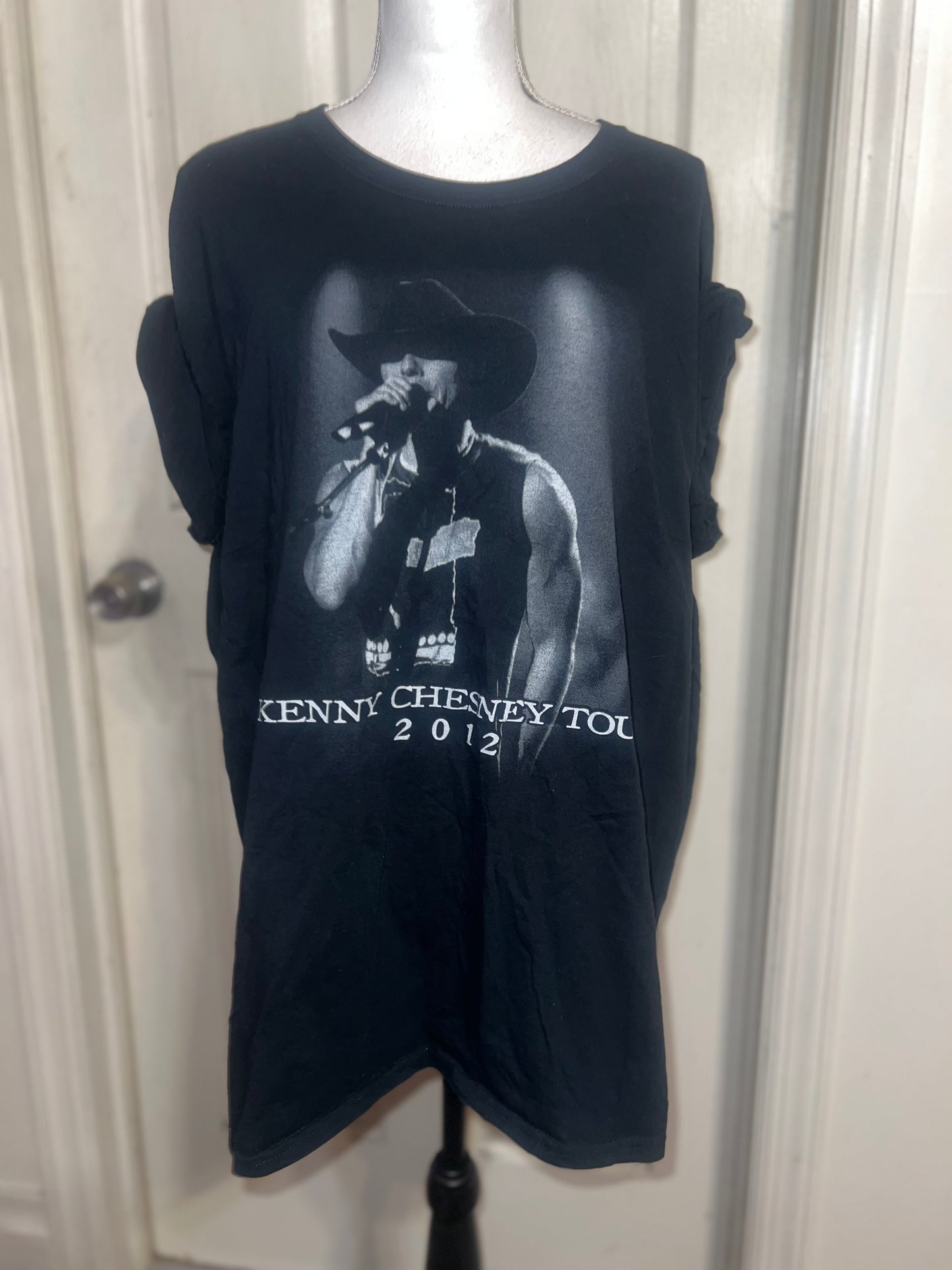 Kenny Chesney Double Sided Oversized Distressed Tee