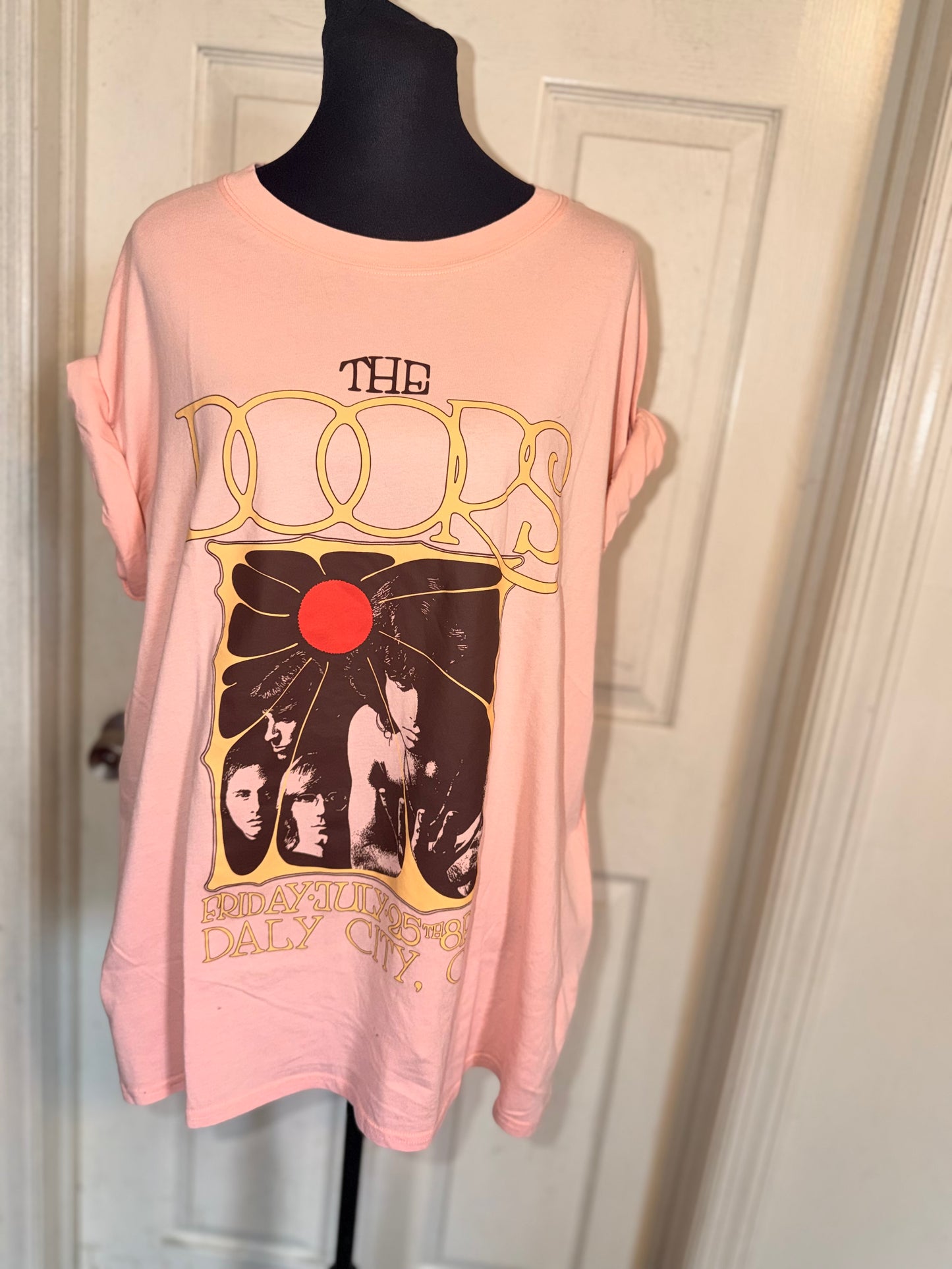 The Doors Oversized Distressed Tee