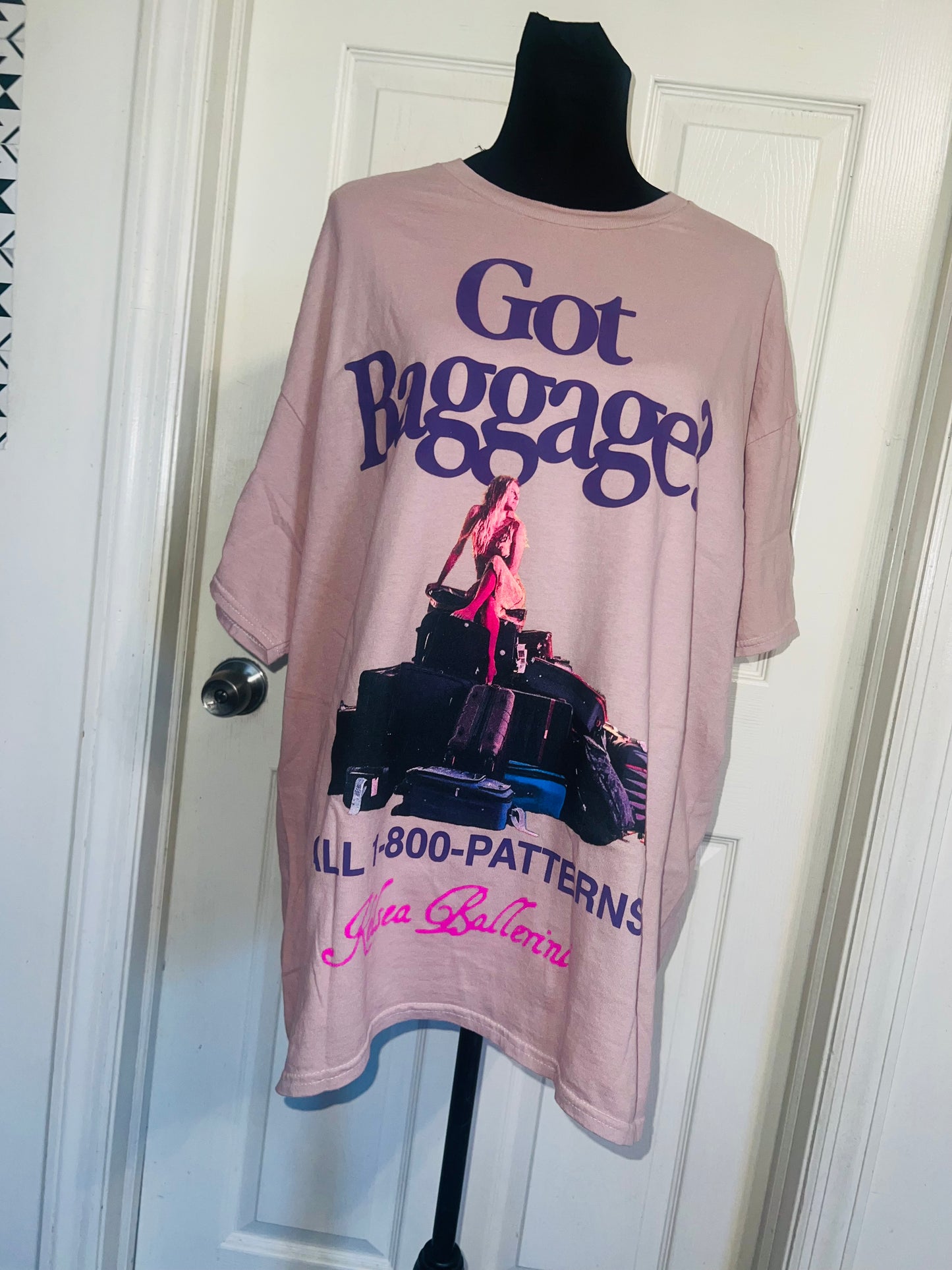Kelsea Ballerini Oversized Distressed Tee