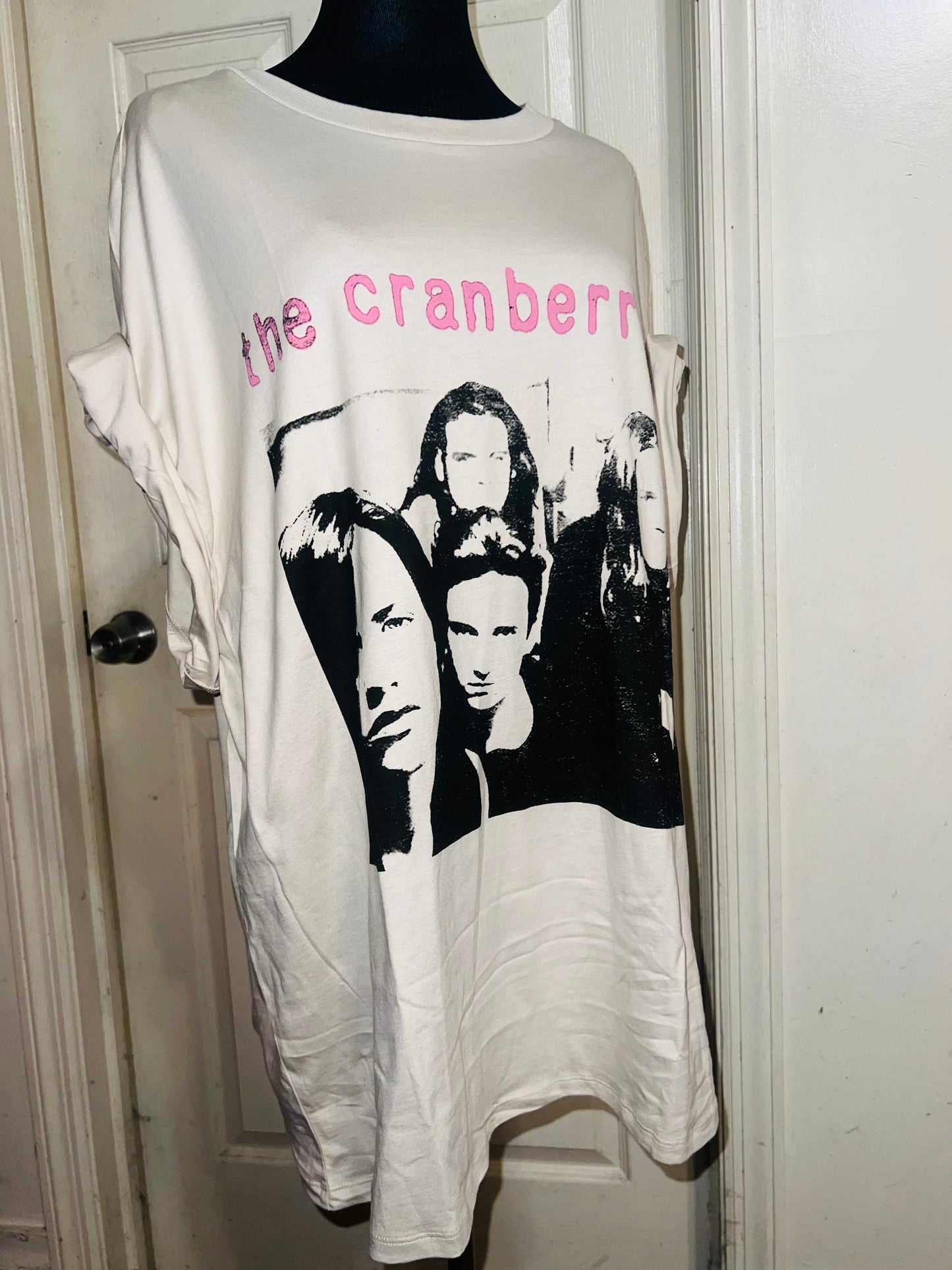 The Cranberries Oversized Distressed Tee