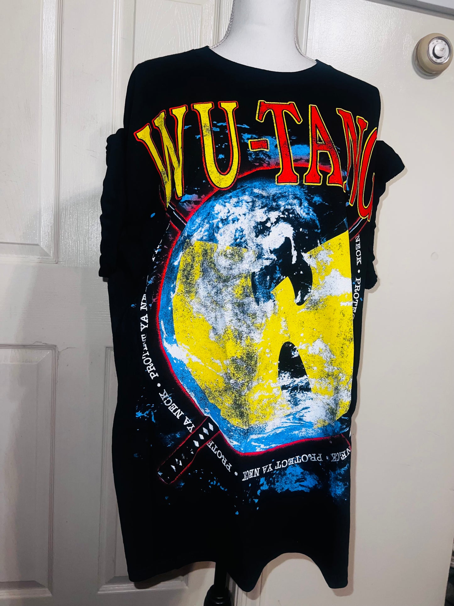 Wu-Tang Clan Oversized Distressed Tee