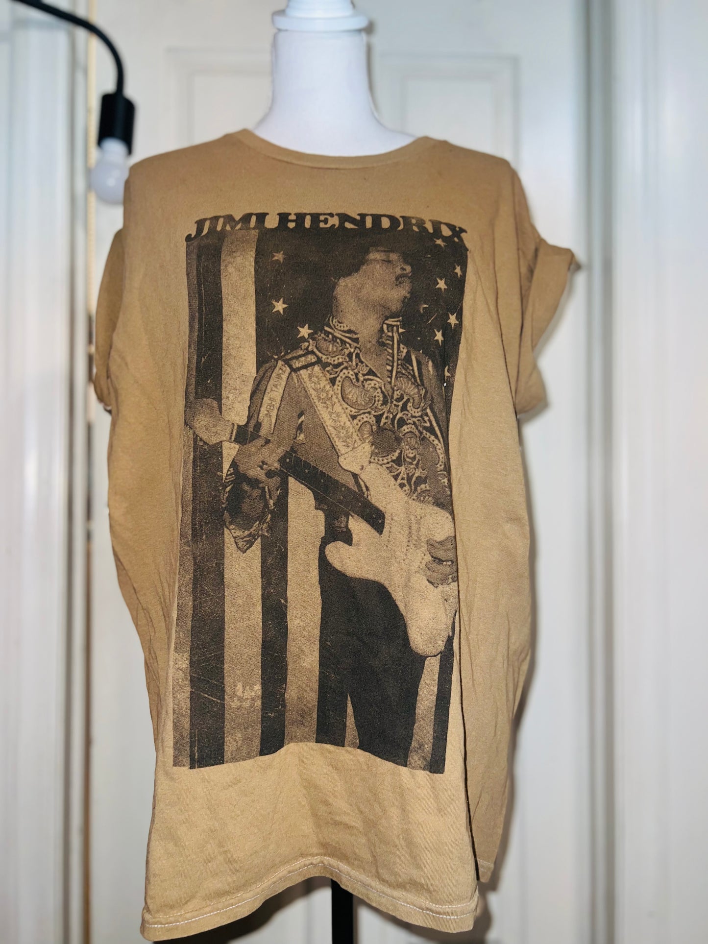 Jimi Hendrix Oversized Distressed Tee