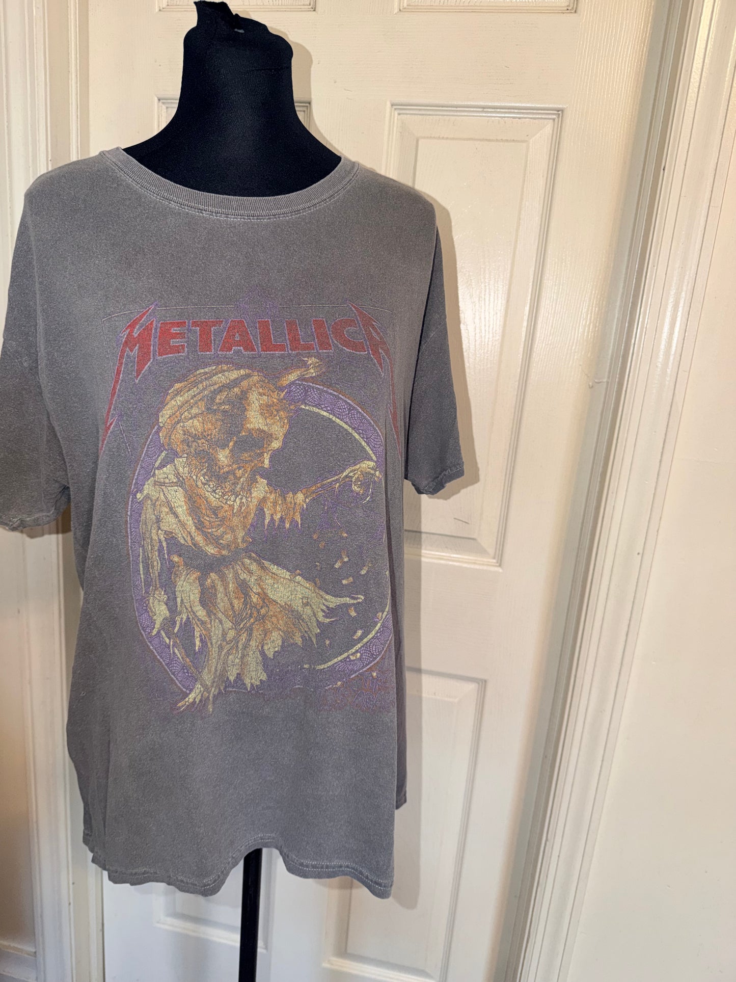 Metallica Oversized Distressed Tee