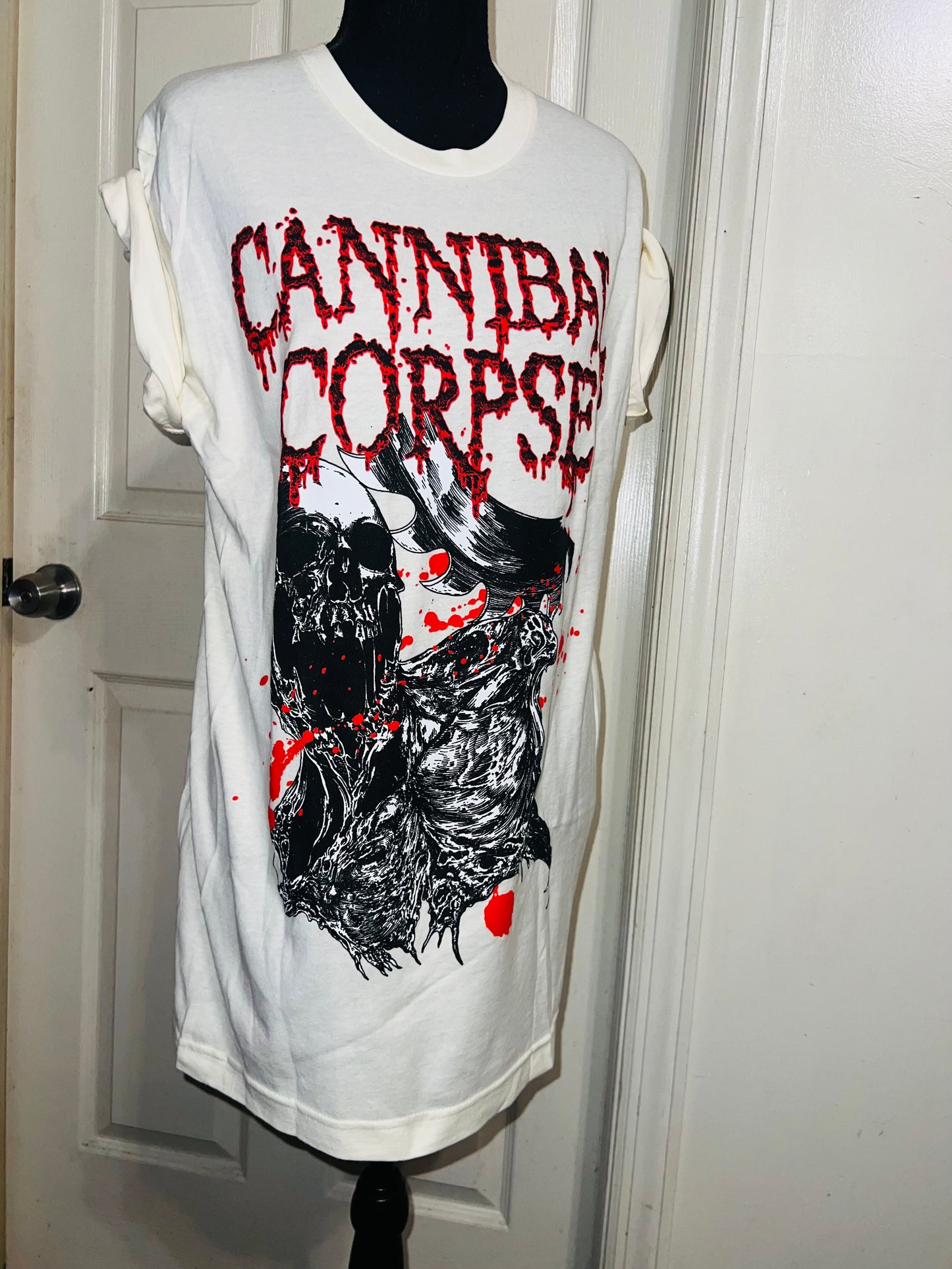 Cannibal Corpse Oversized Distressed Tee