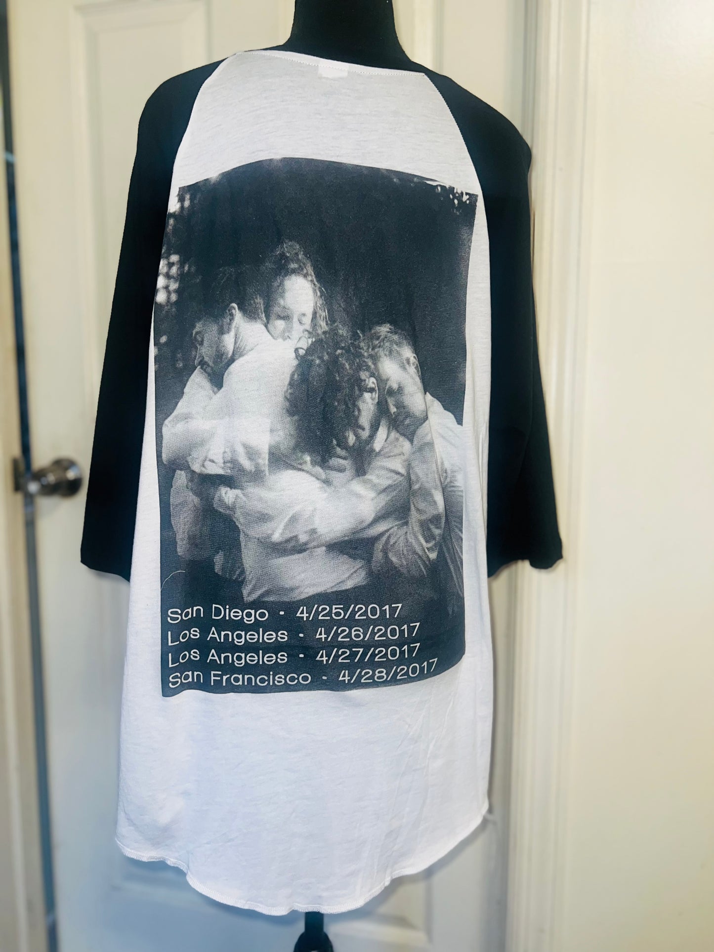 The 1975 Raglan Double Sided Oversized Tee (picture on back)