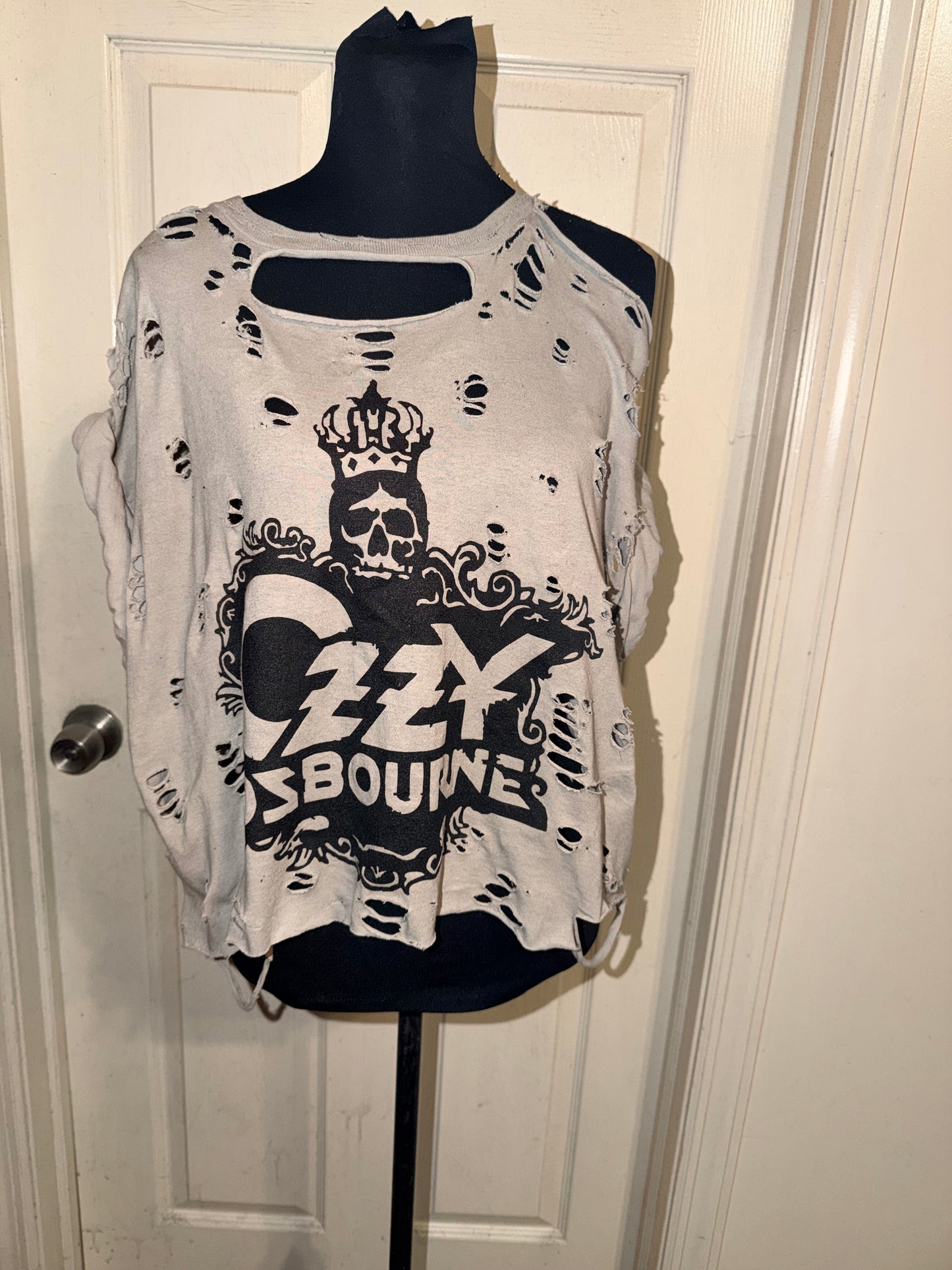 Ozzy Osbourne Oversized Distressed Tee (As Is)