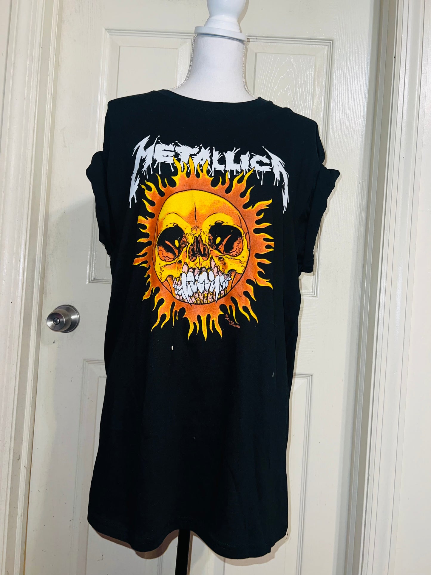 Metallica Oversized Distressed Tee