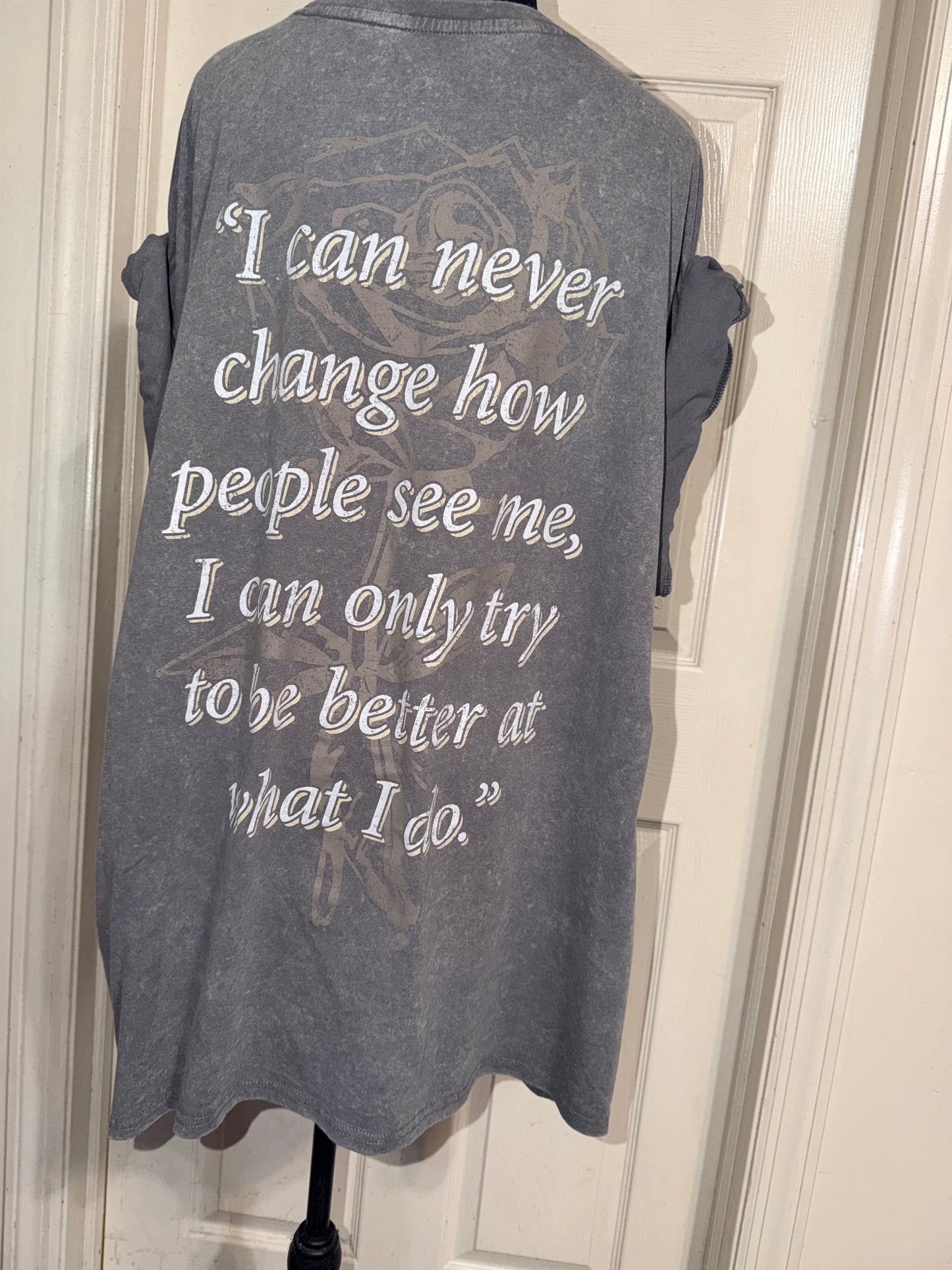 Tupac Double Sided Oversized Distressed Tee