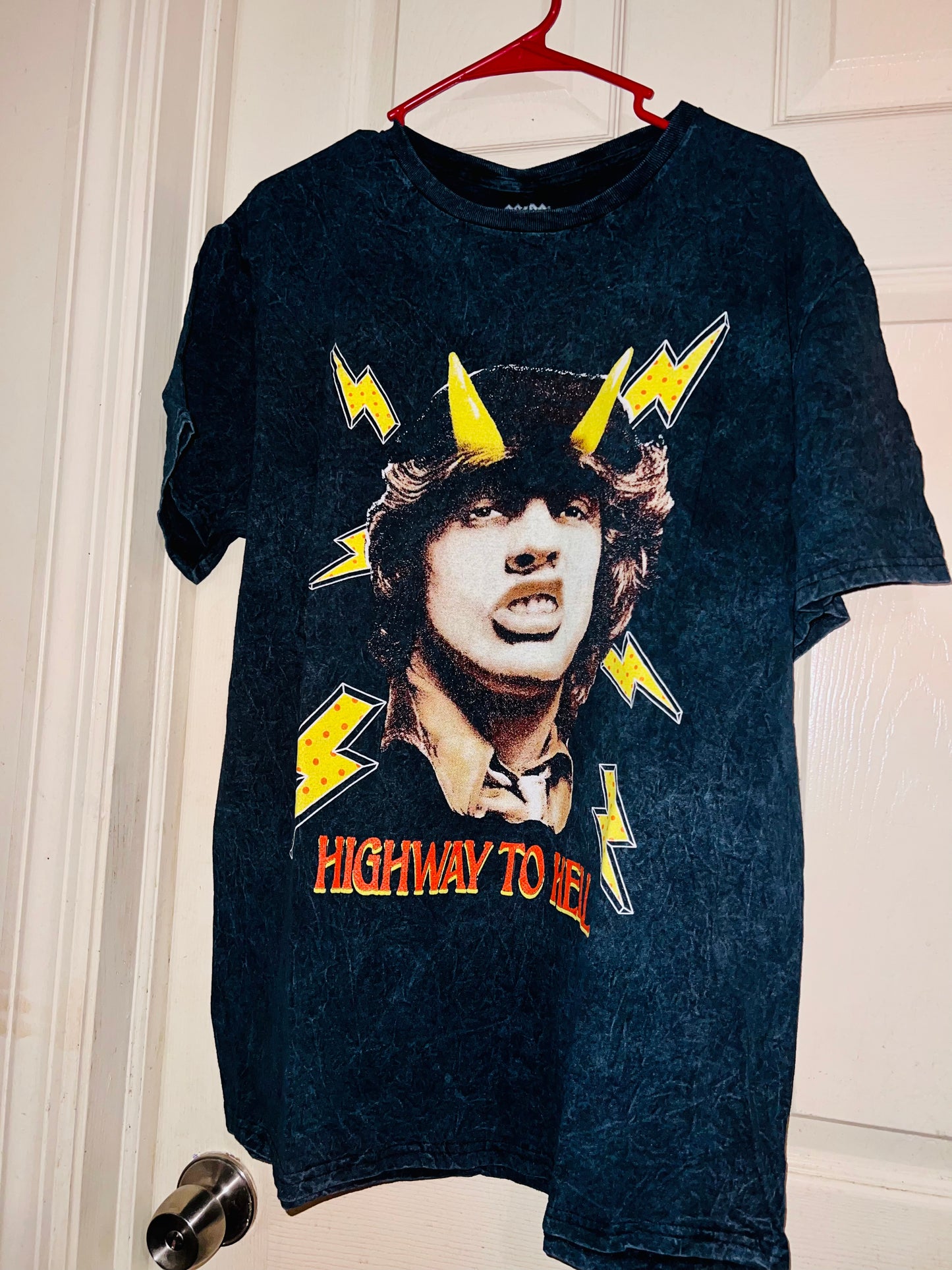 AC/DC Angus Young Highway to Hell Oversized Tee