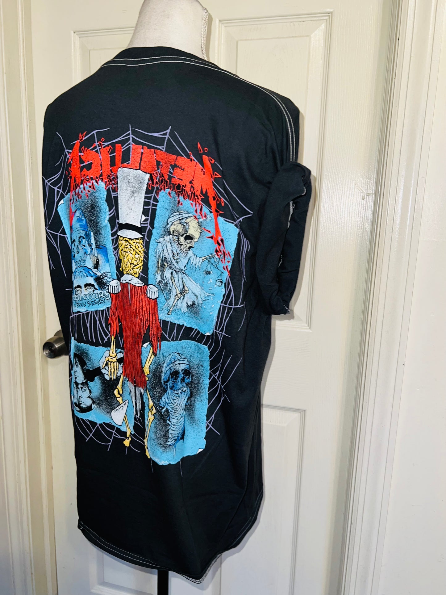 Metallica Double Sided Oversized Distressed Tee