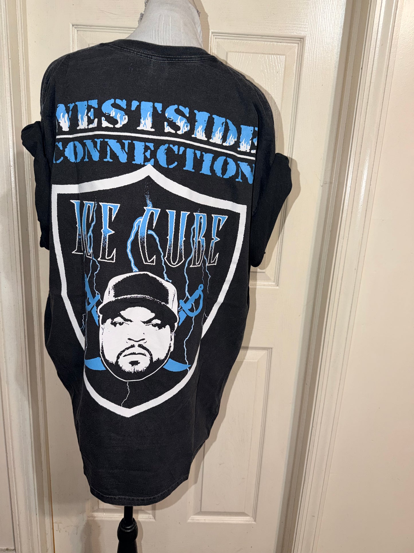 Ice Cube Double Sided Oversized Distressed Tee