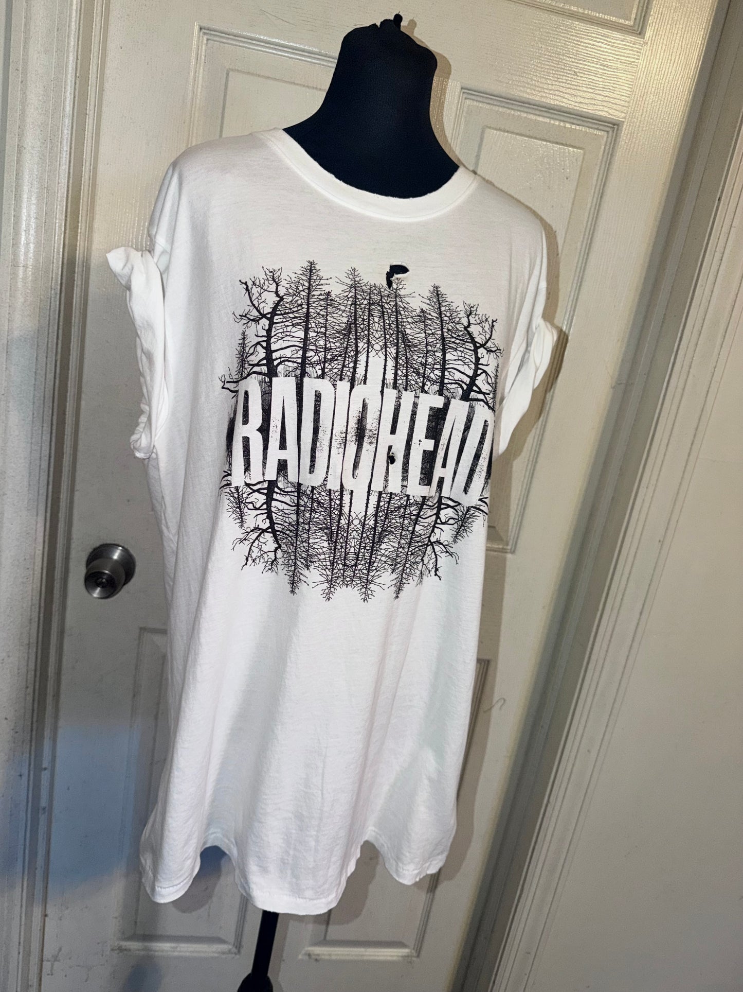 Radiohead Oversized Distressed Tee