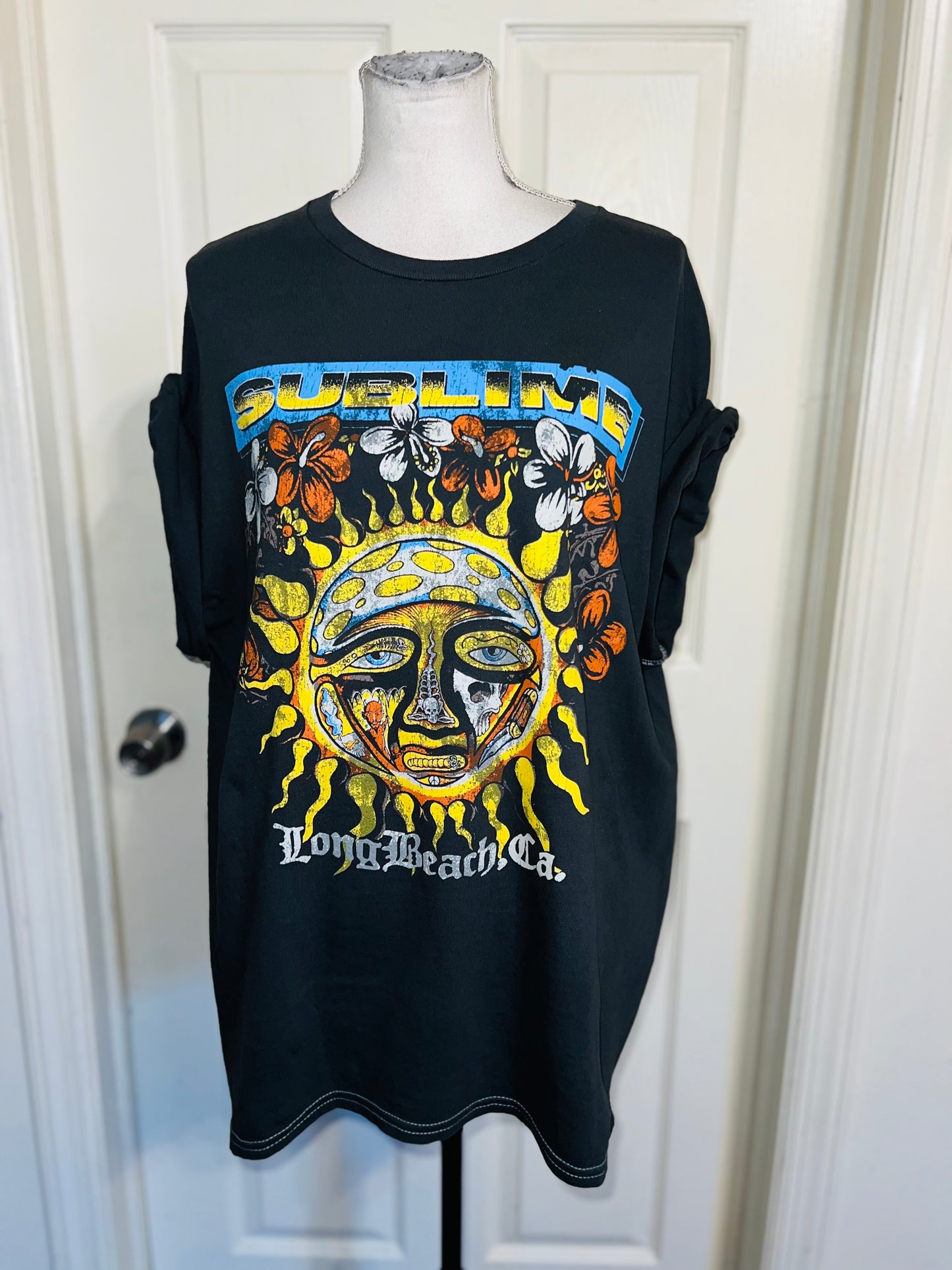 Sublime Double Sided Oversized Distressed Tee