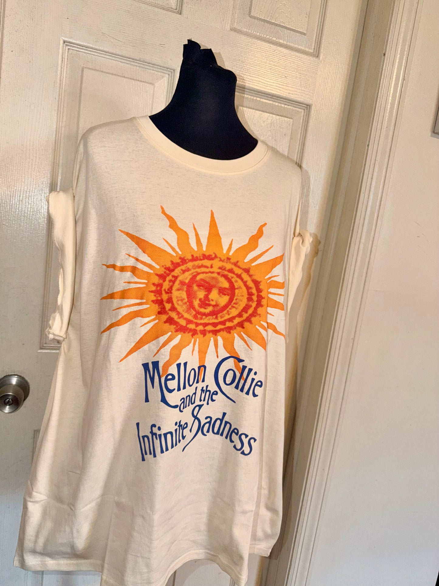 The Smashing Pumpkins Oversized Distressed Tee