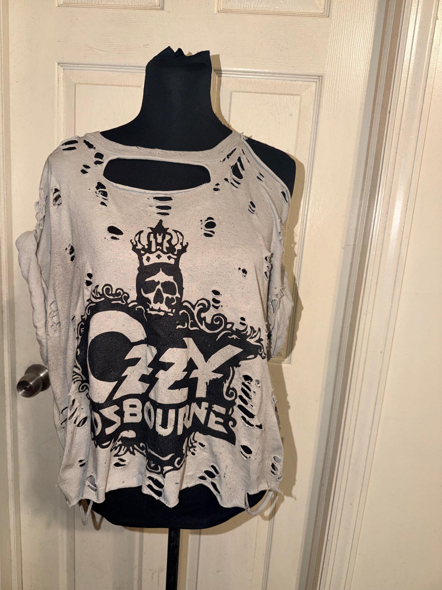 Ozzy Osbourne Oversized Distressed Tee (As Is)
