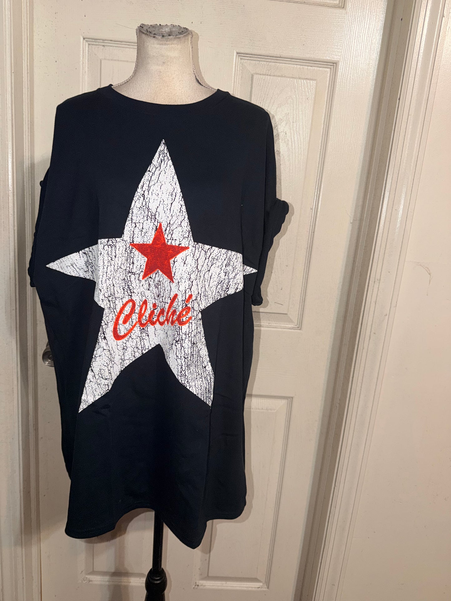 Machine Gun Kelly Double Sided Oversized Distressed Tee