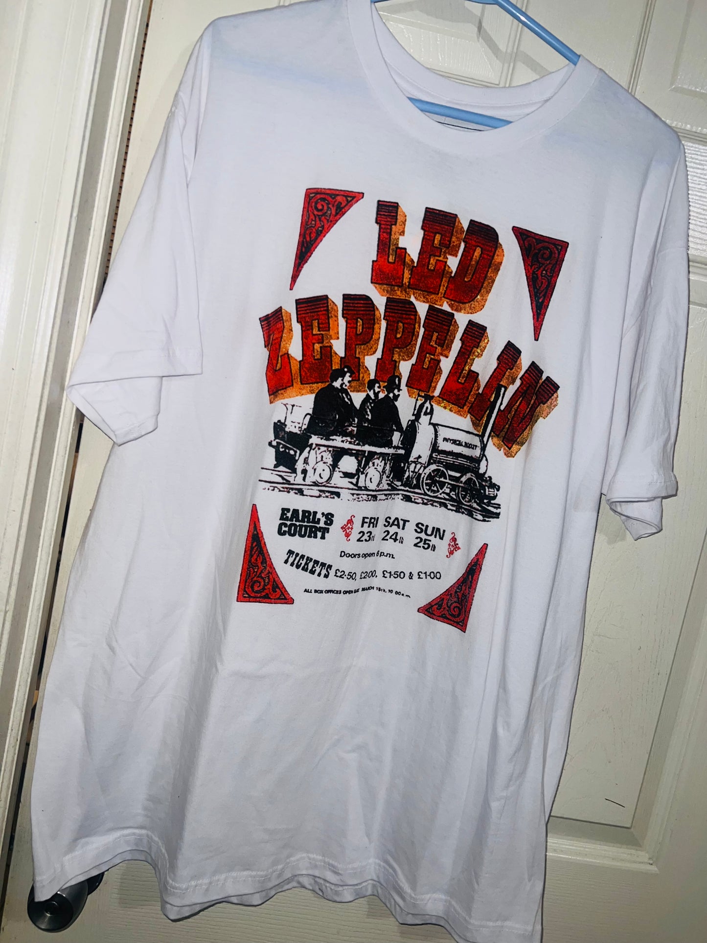 Led Zeppelin Oversized Distressed Tee