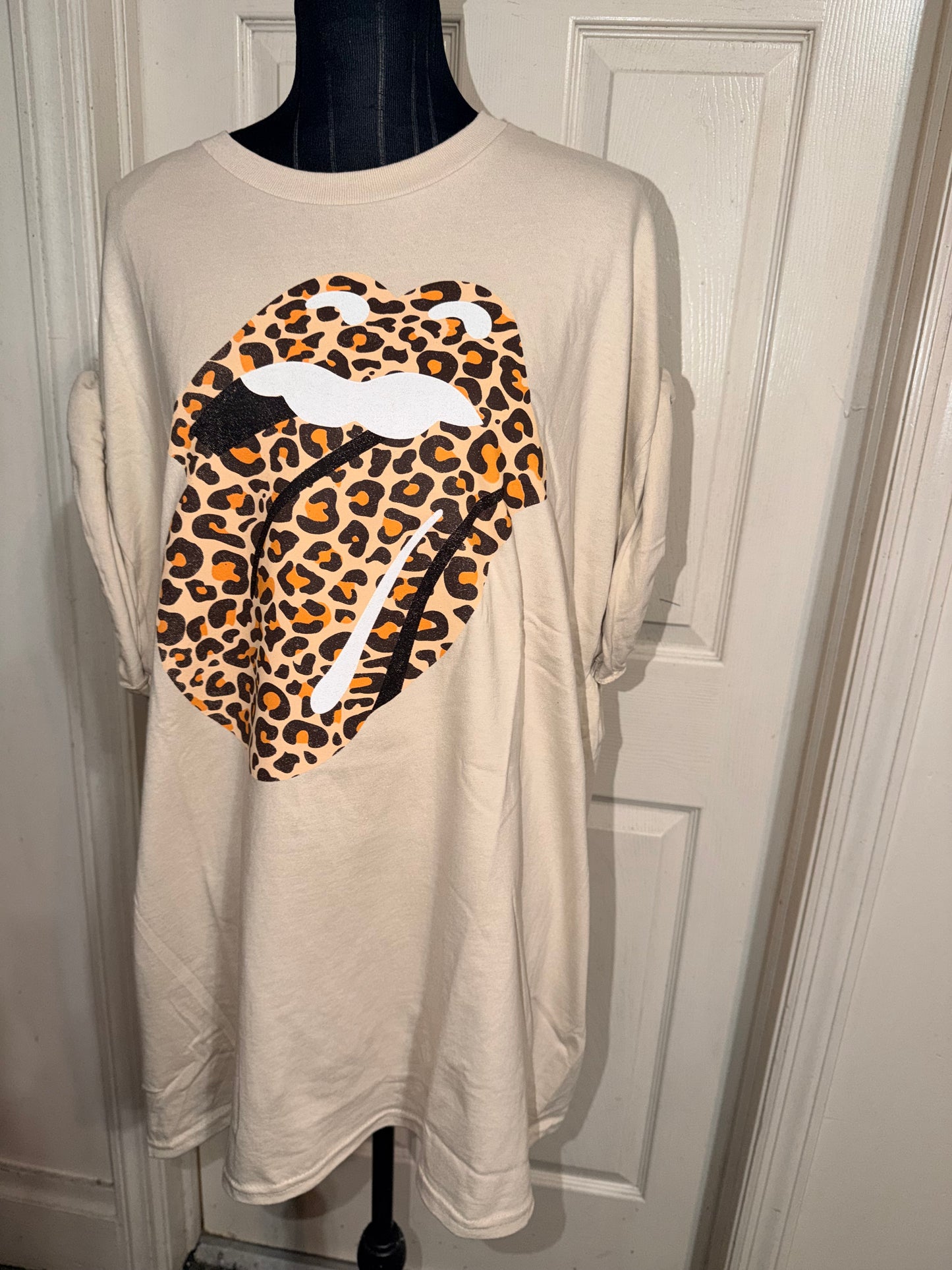 The Rolling Stones Oversized Distressed Tee