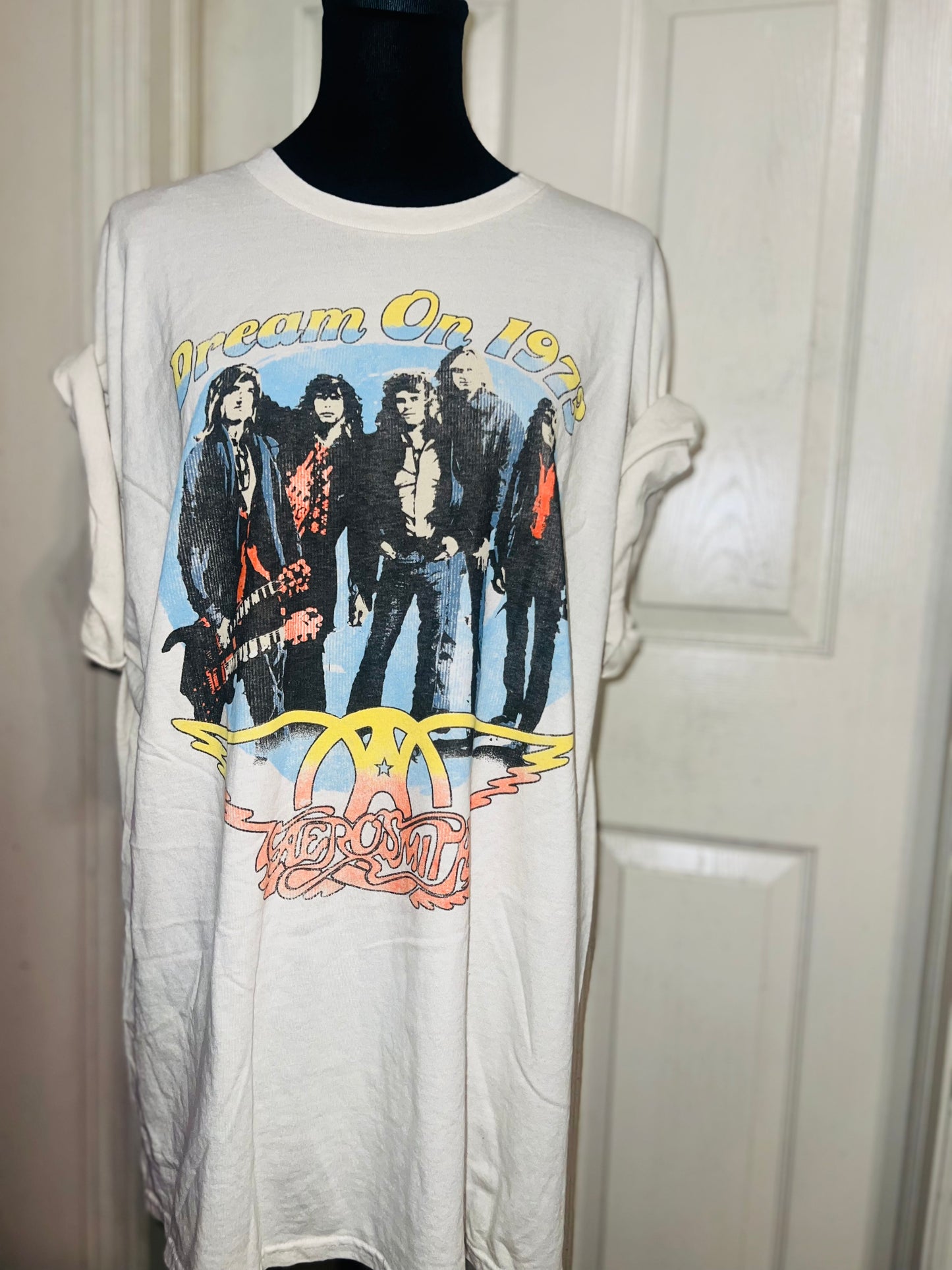 Aerosmith Oversized Distressed Tee