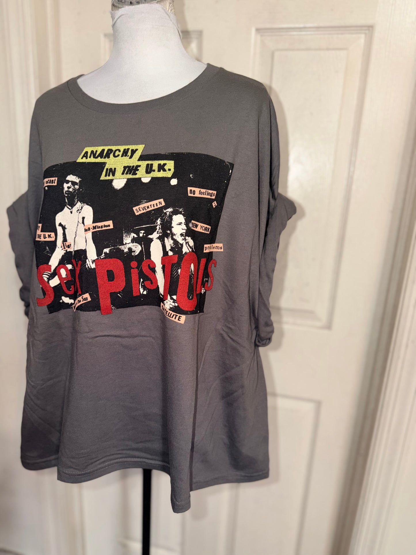The Sex Pistols Oversized Distressed Tee