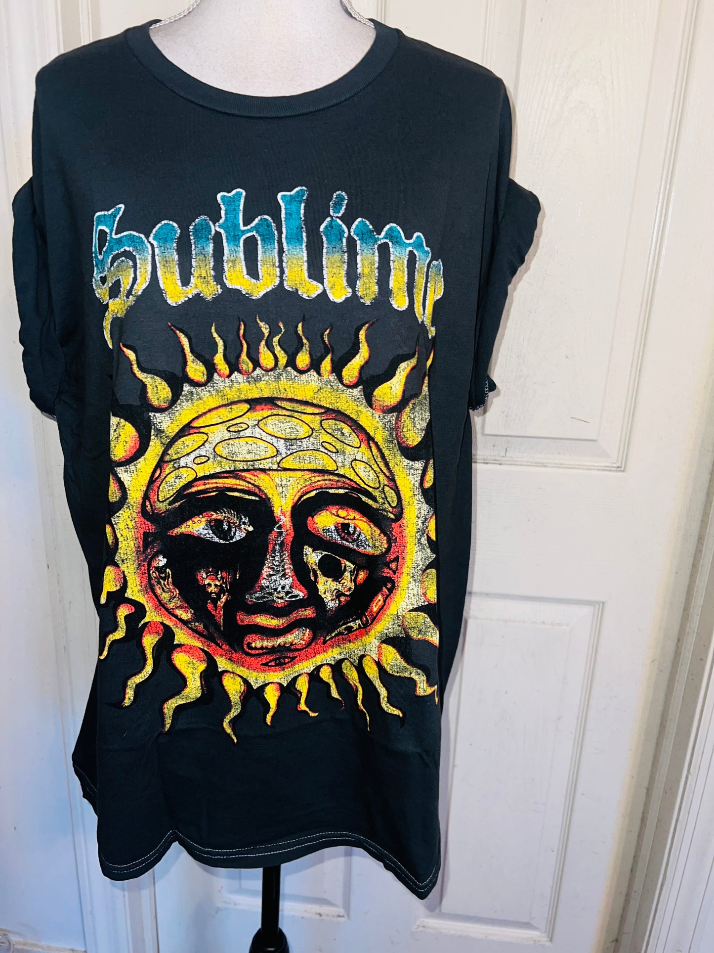 Sublime Double Sided Oversized Distressed Tee