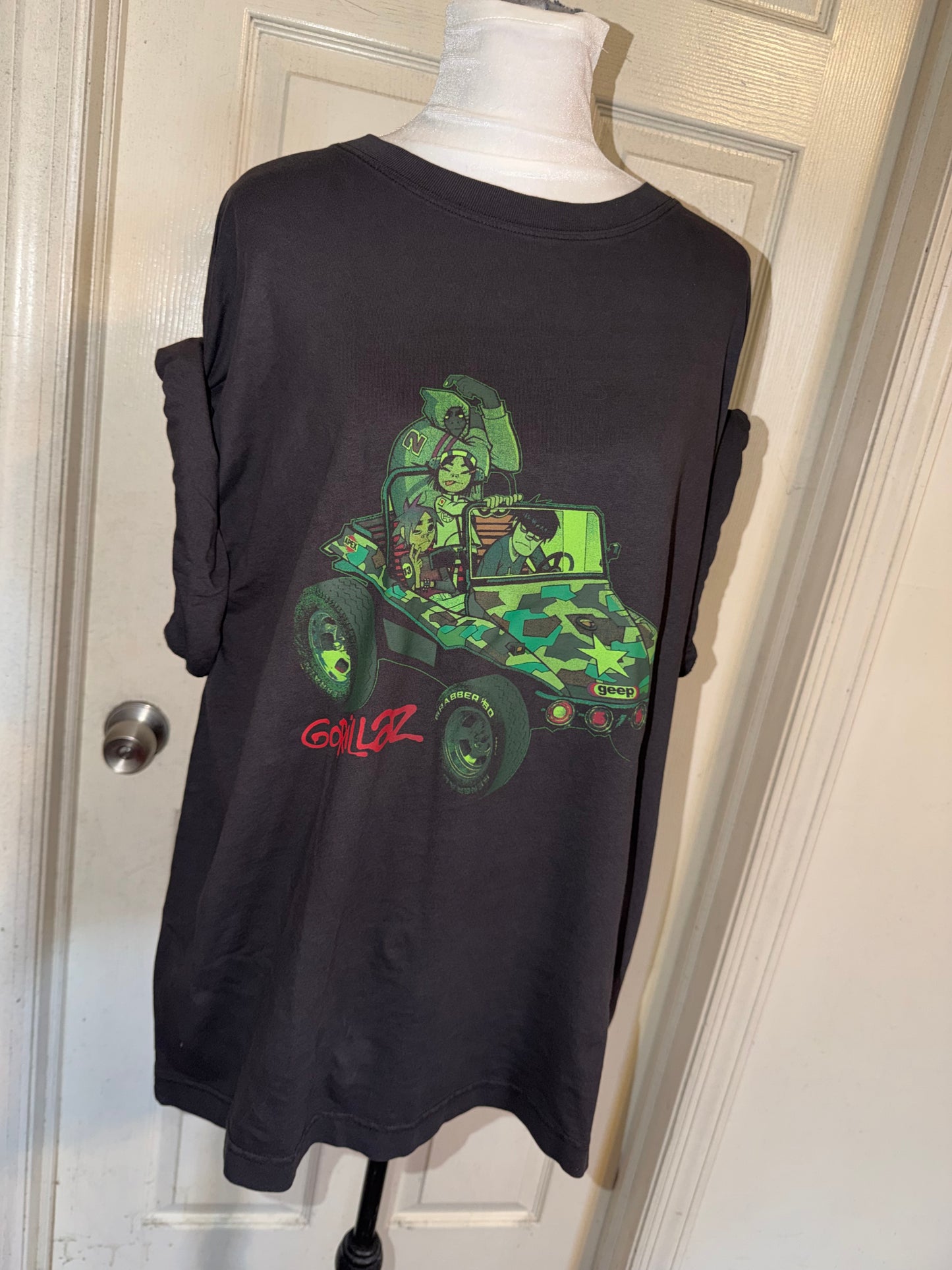 Gorillaz Oversized Distressed Tee