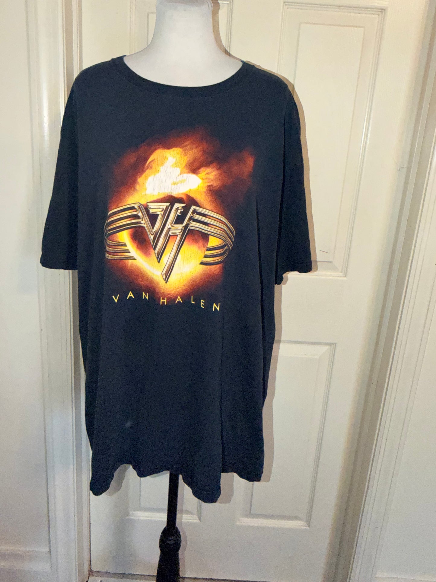 Van Halen Vintage Double Sided Oversized Distressed Tee