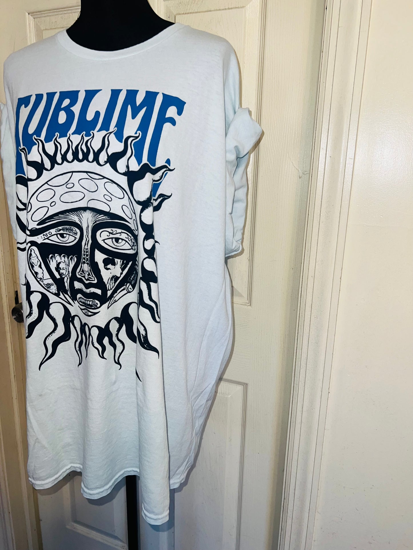 Sublime Double Sided Oversized Distressed Tee