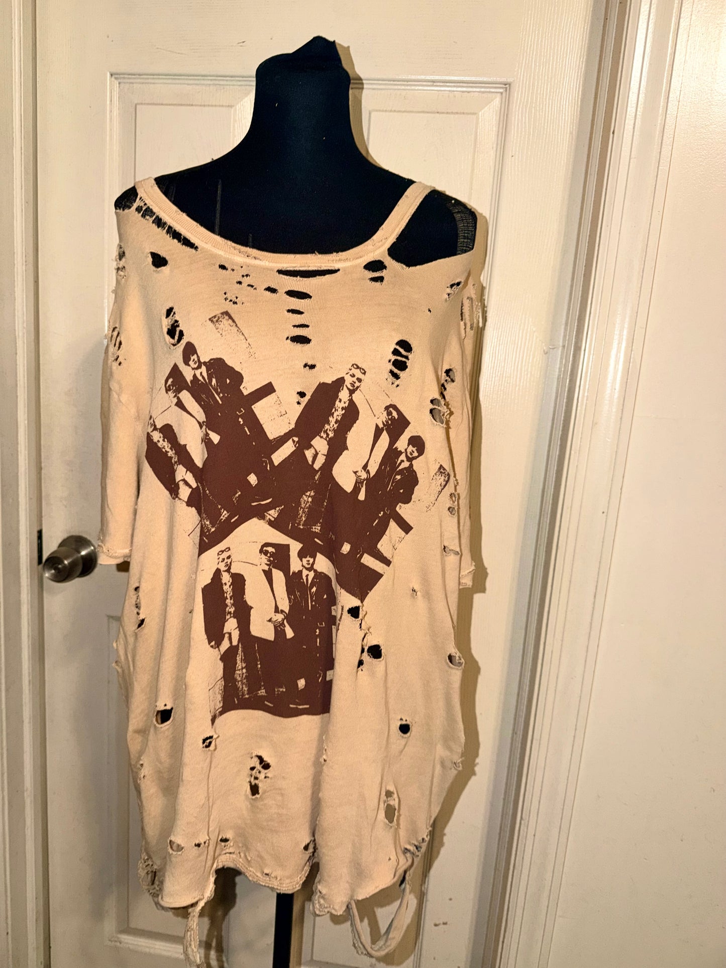 Blondie Double Sided Oversized Distressed Tee (as is)