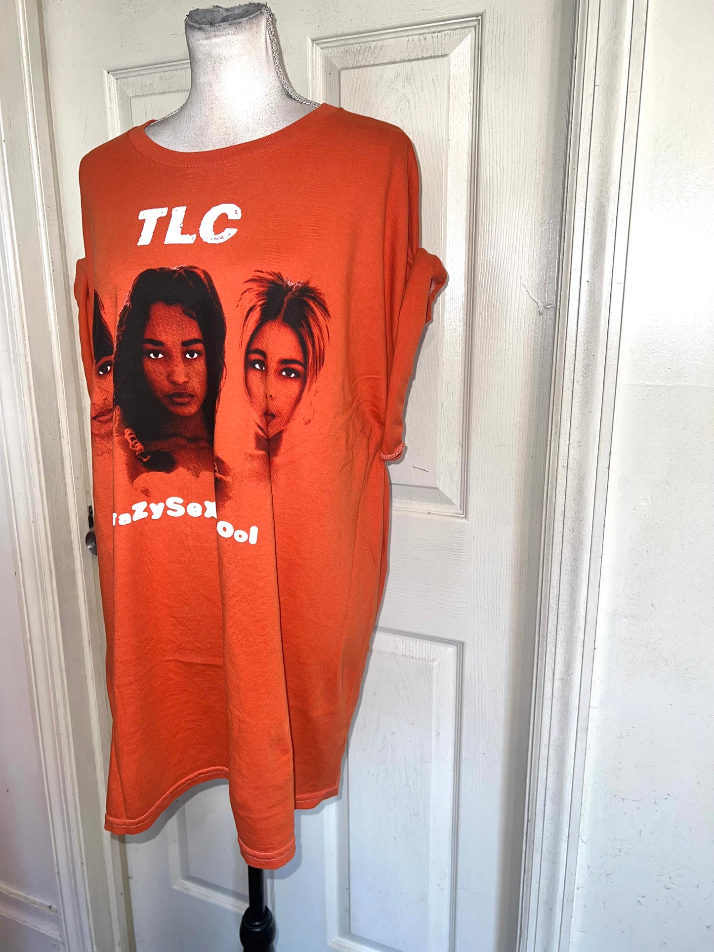 TLC Oversized Distressed Tee