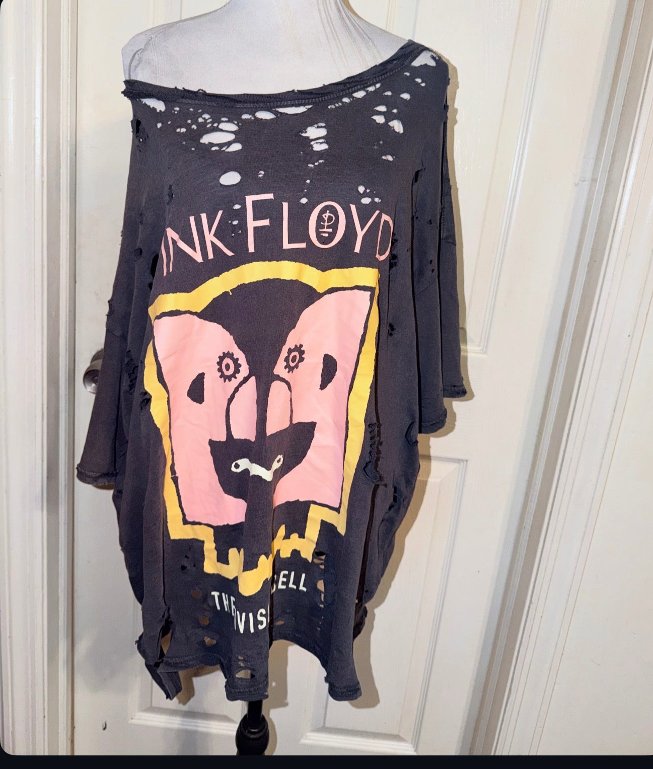 Pink Floyd Oversized Distressed Tee (as is)