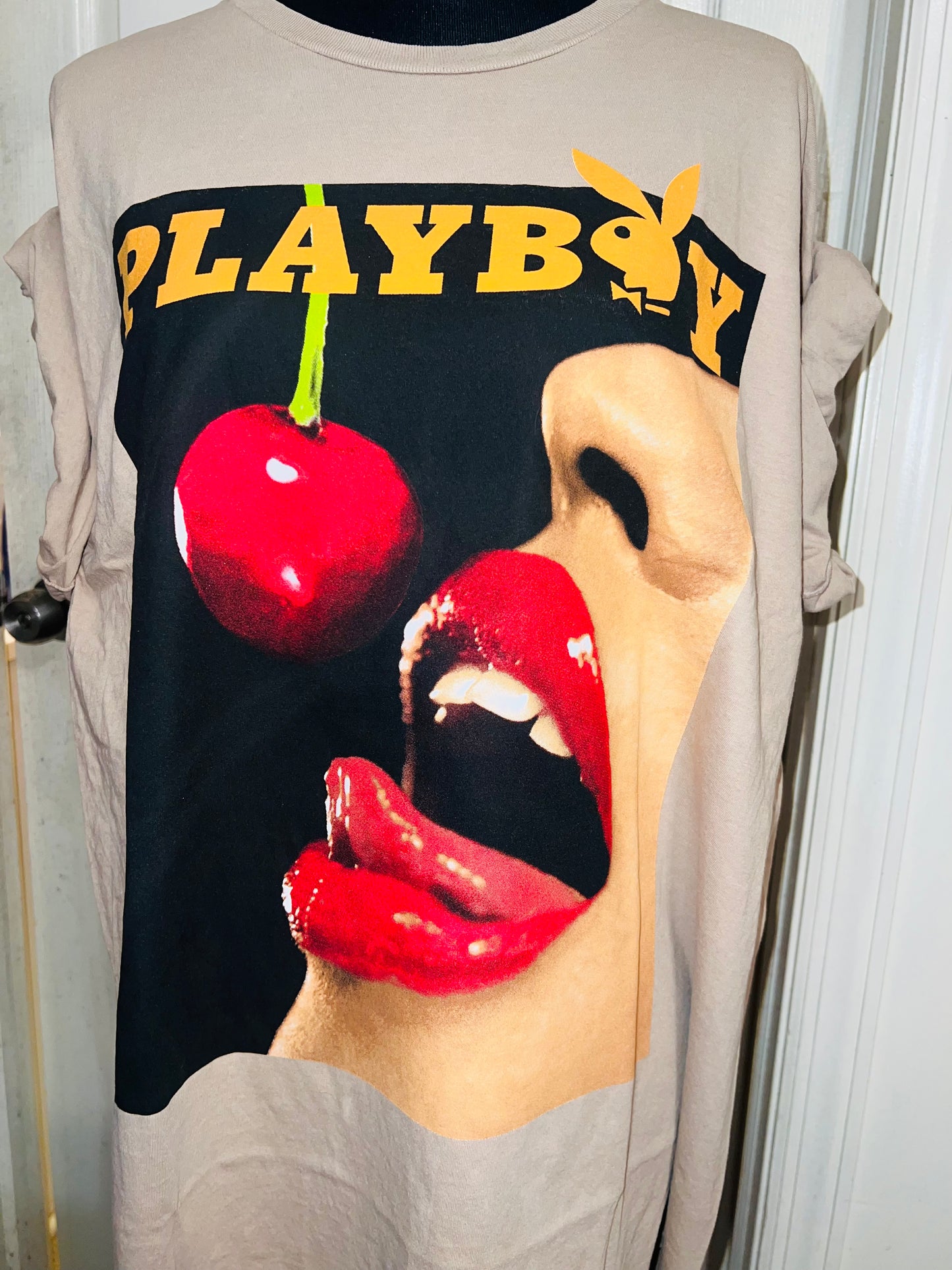 Playboy Vintage Cover Oversized Distressed Tee