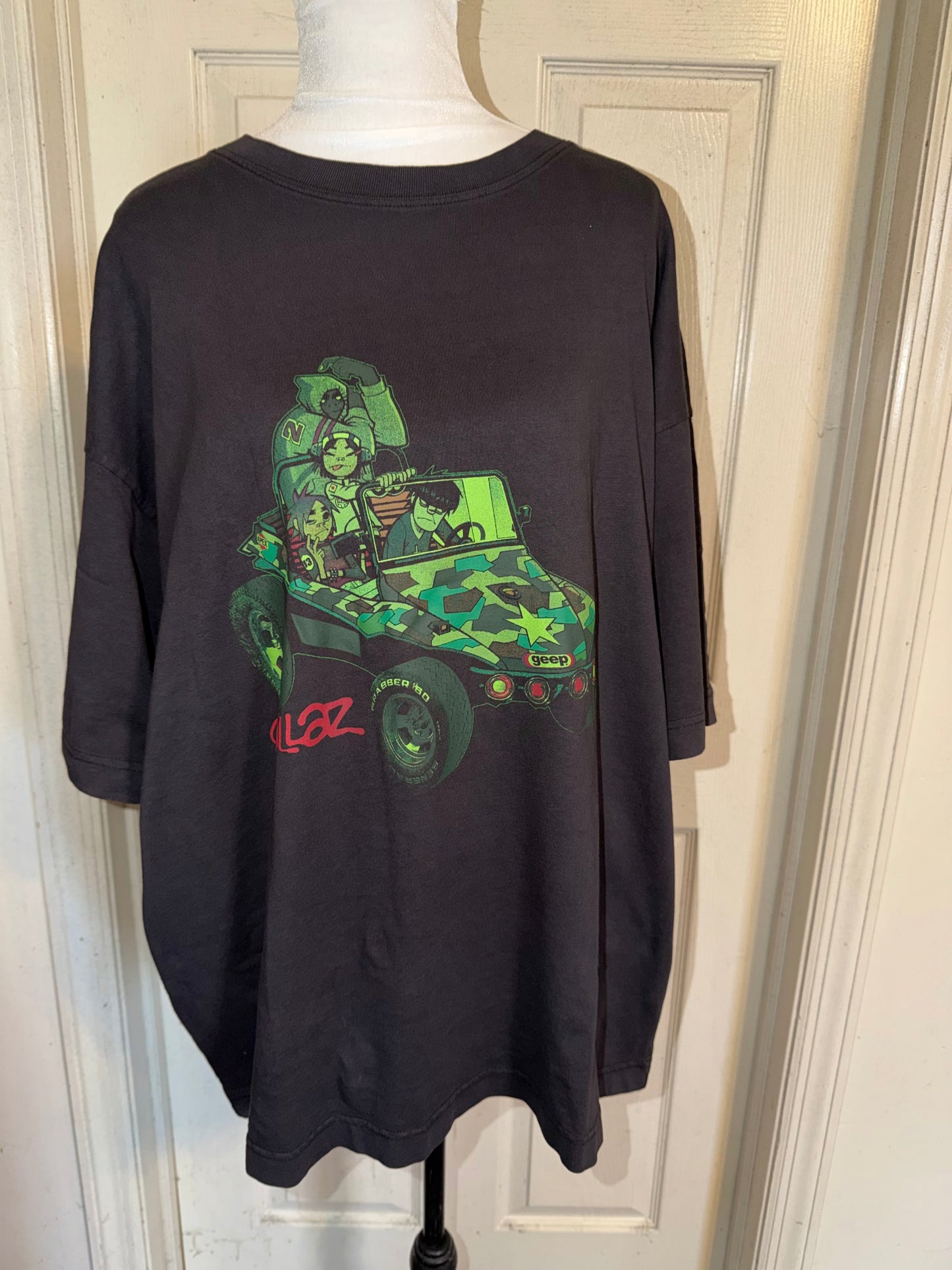 Gorillaz Oversized Distressed Tee
