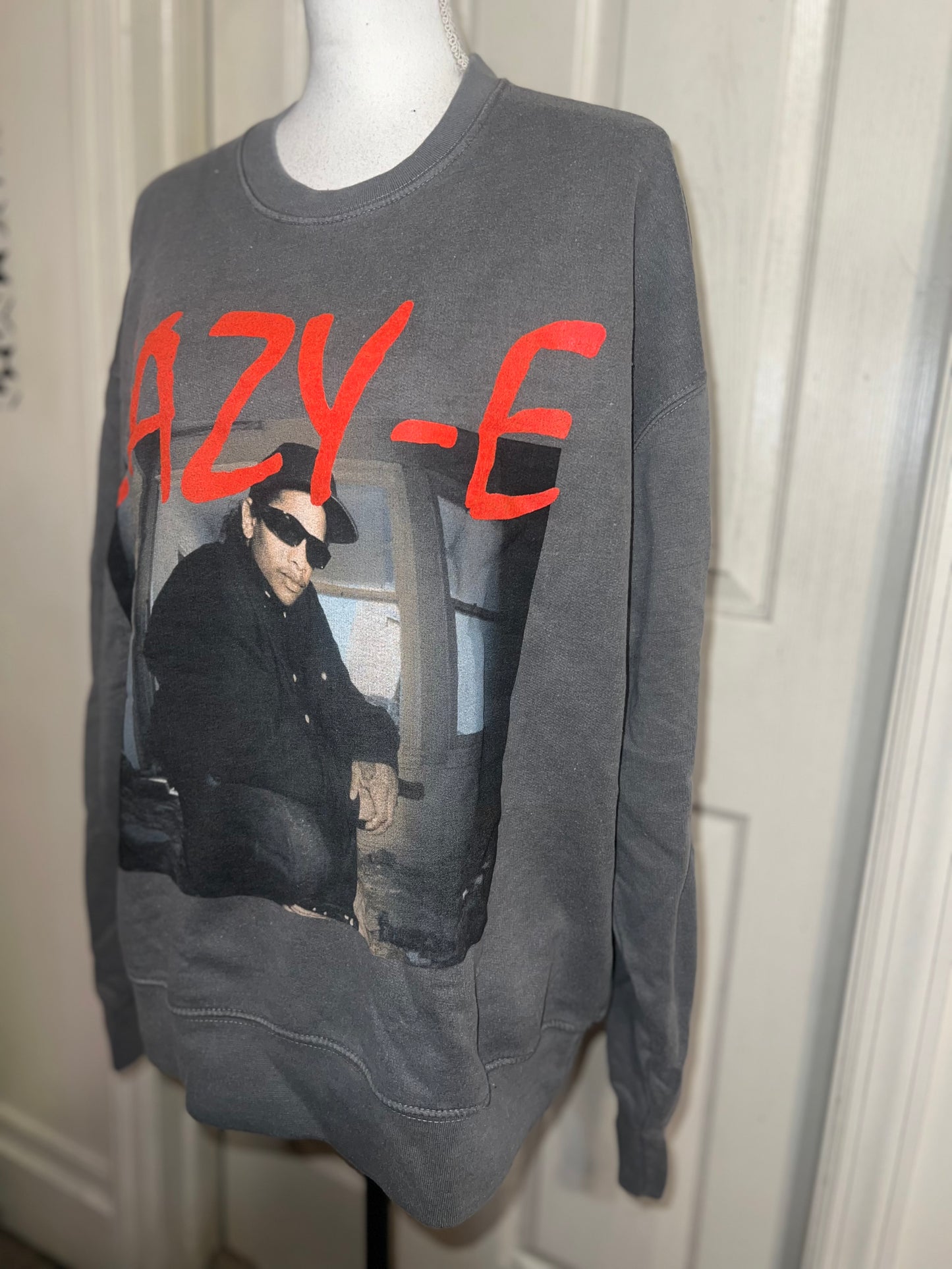 Eazy-E Oversized Distressed Sweatshirt