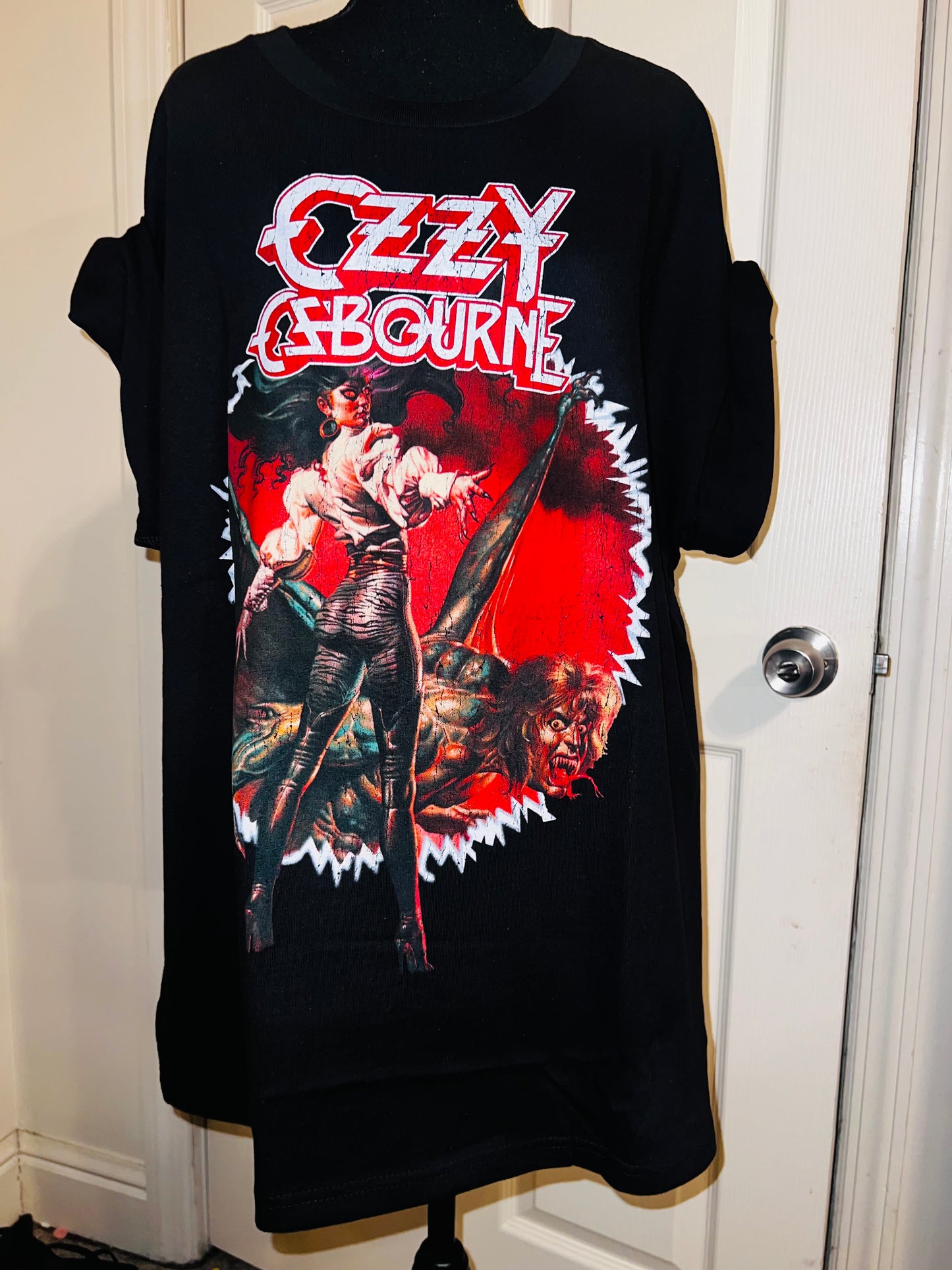 Ozzy Osbourne Oversized Distressed Tee