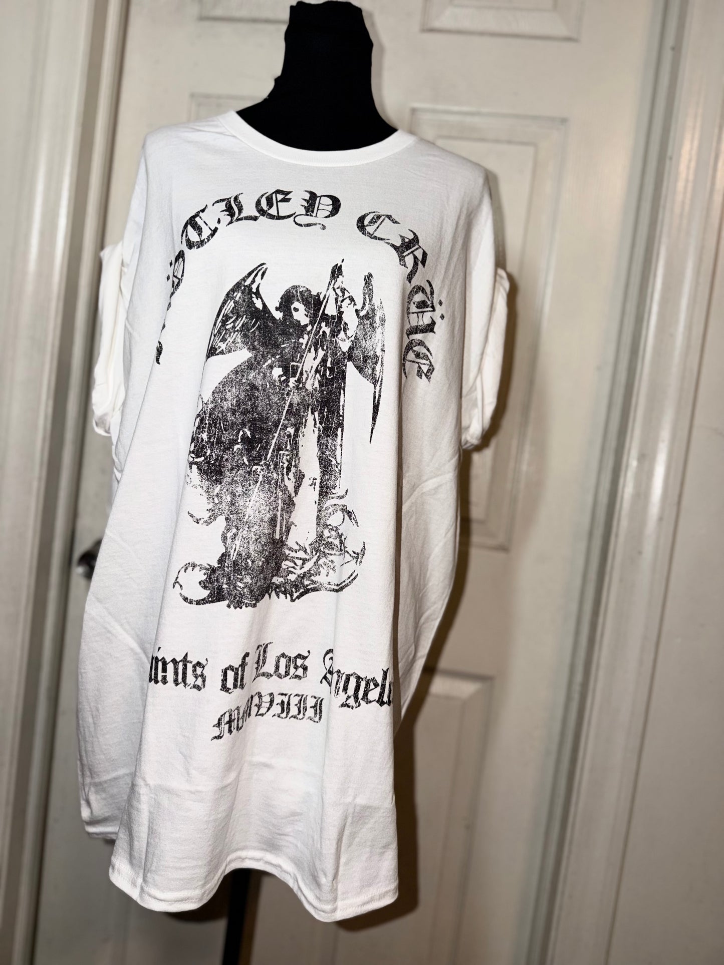 Motley Crue Oversized Distressed Tee