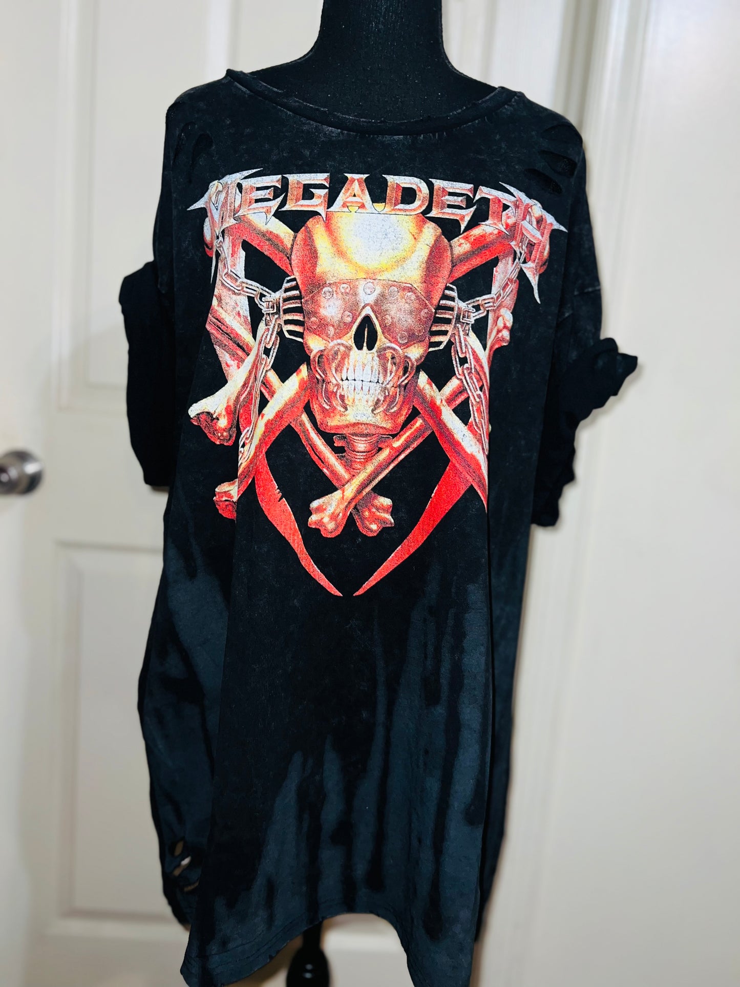 Megadeath Oversized Distressed Tee