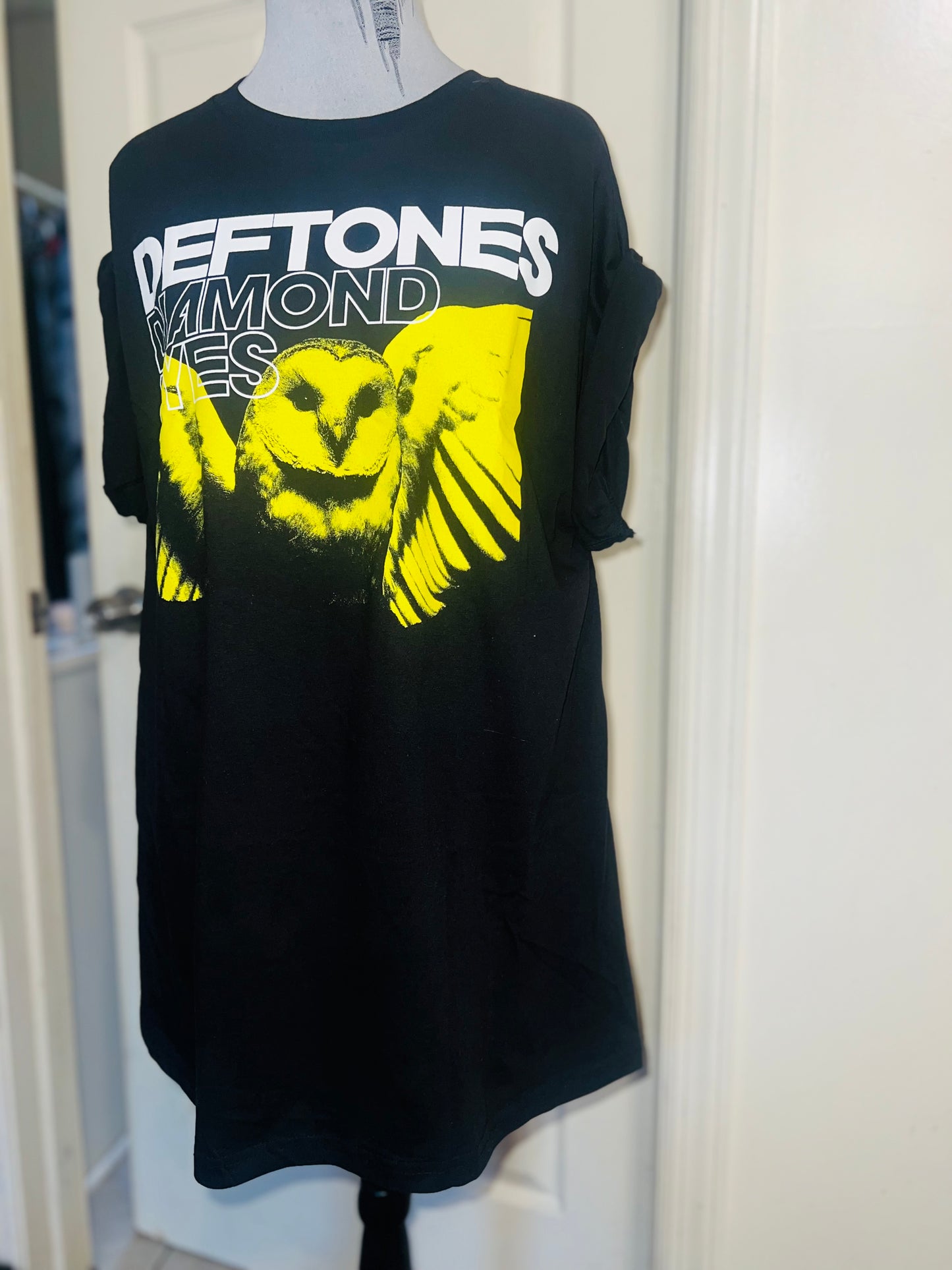 Deftones Oversized Distressed Tee