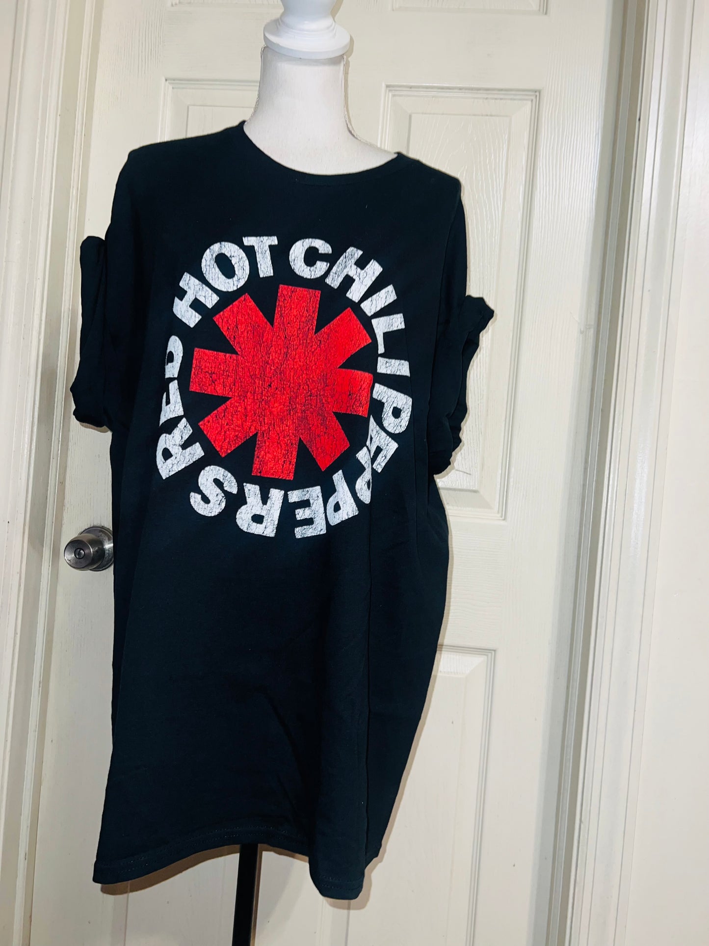 Red Hot Chili Peppers Oversized Distressed Tee